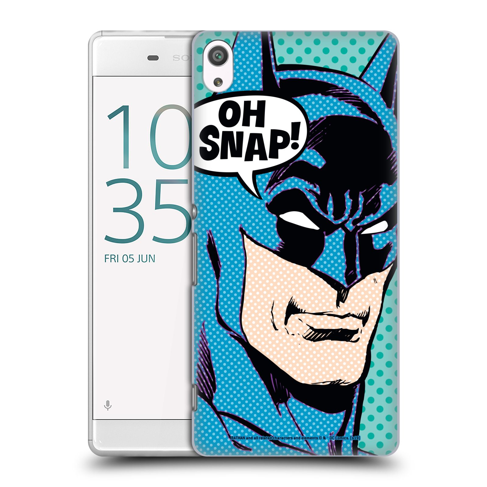 Pouzdro na mobil Sony Xperia XA ULTRA - HEAD CASE - DC komix Batman Pop Art tvář