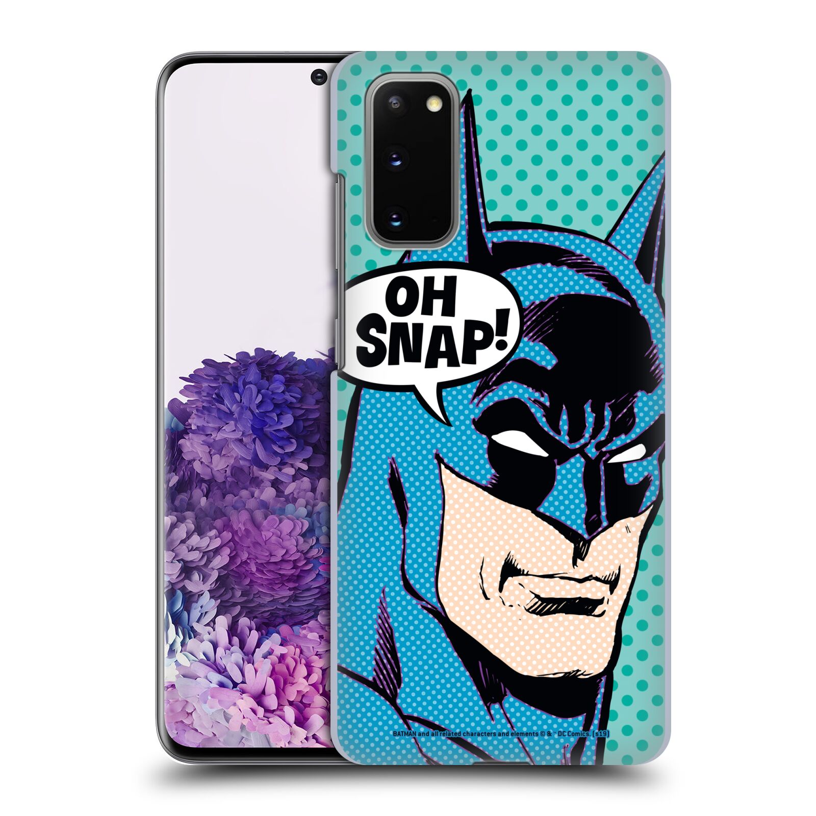 Pouzdro na mobil Samsung Galaxy S20 - HEAD CASE - DC komix Batman tvář Pop Art