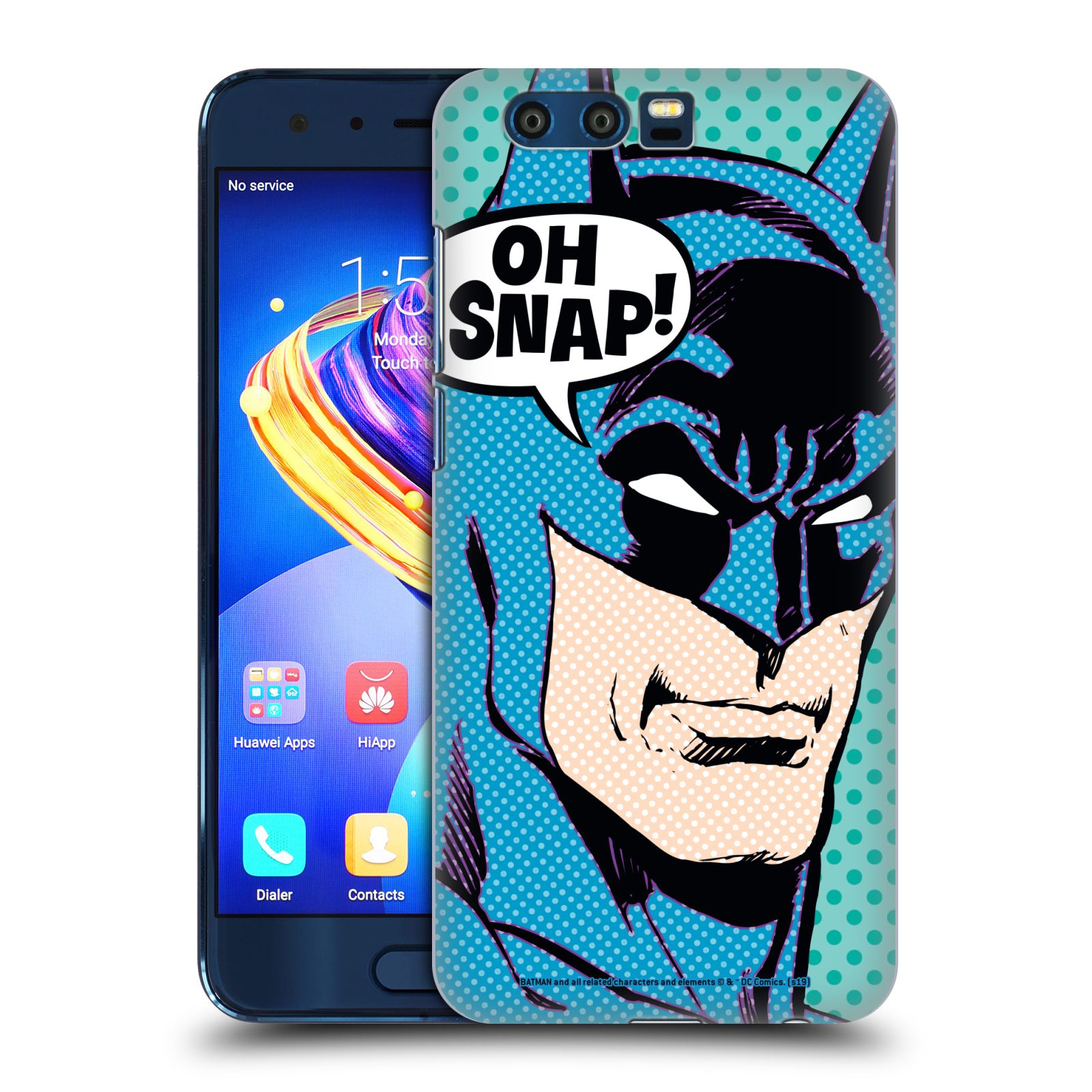Pouzdro na mobil HONOR 9 - HEAD CASE - DC komix Batman Pop Art tvář