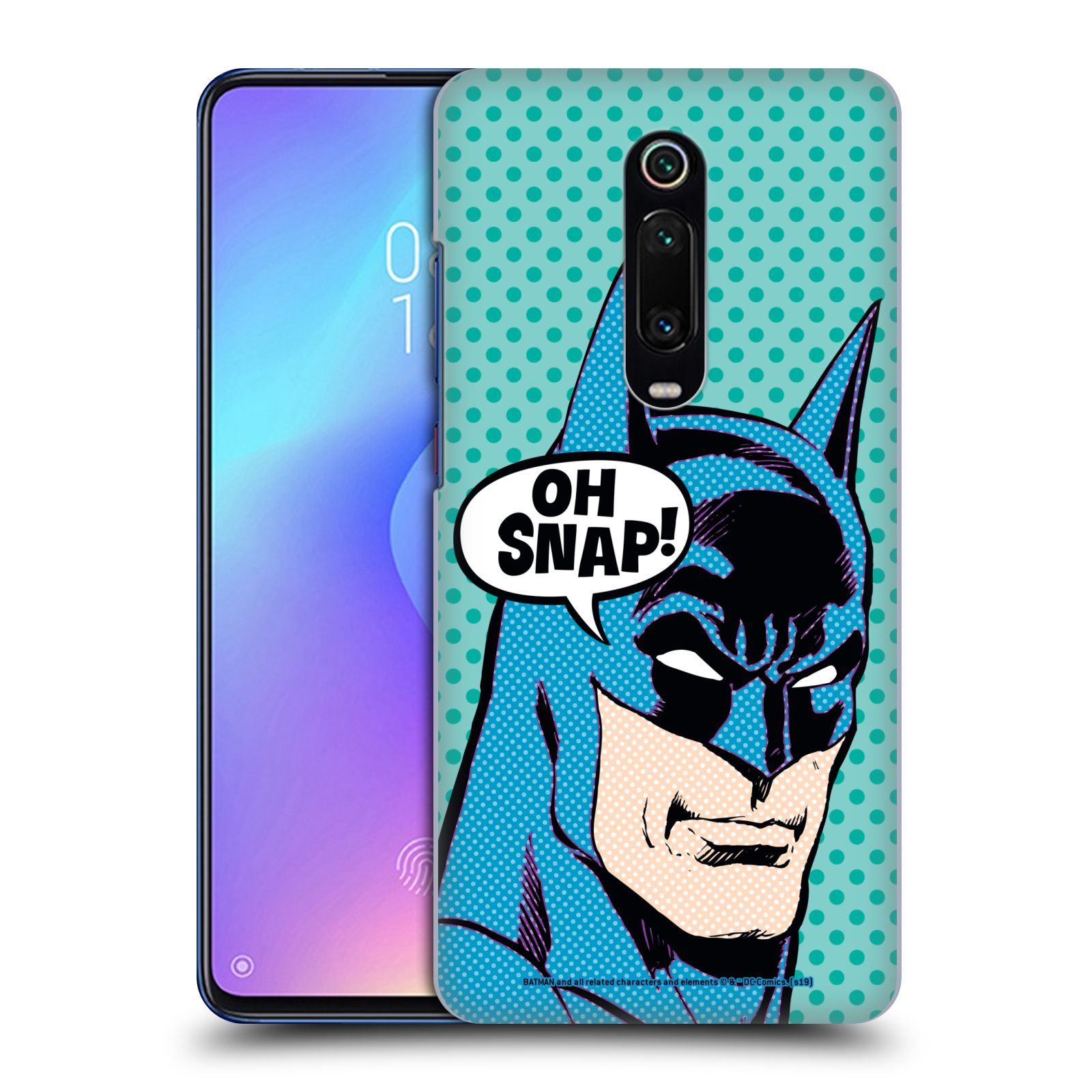 Pouzdro na mobil Xiaomi Mi 9T / Mi 9T PRO - HEAD CASE - DC komix Batman Pop Art tvář