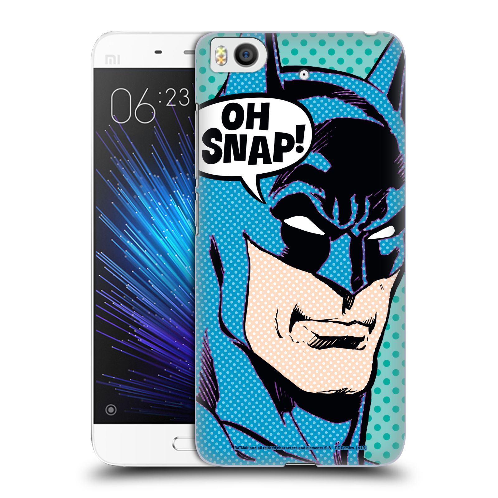 Pouzdro na mobil Xiaomi Mi5s - HEAD CASE - DC komix Batman Pop Art tvář