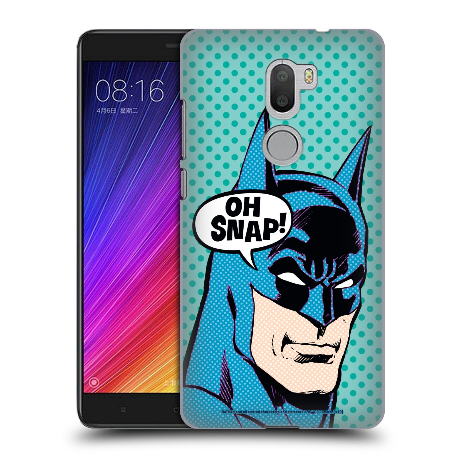 Pouzdro na mobil Xiaomi Mi5s PLUS - HEAD CASE - DC komix Batman Pop Art tvář