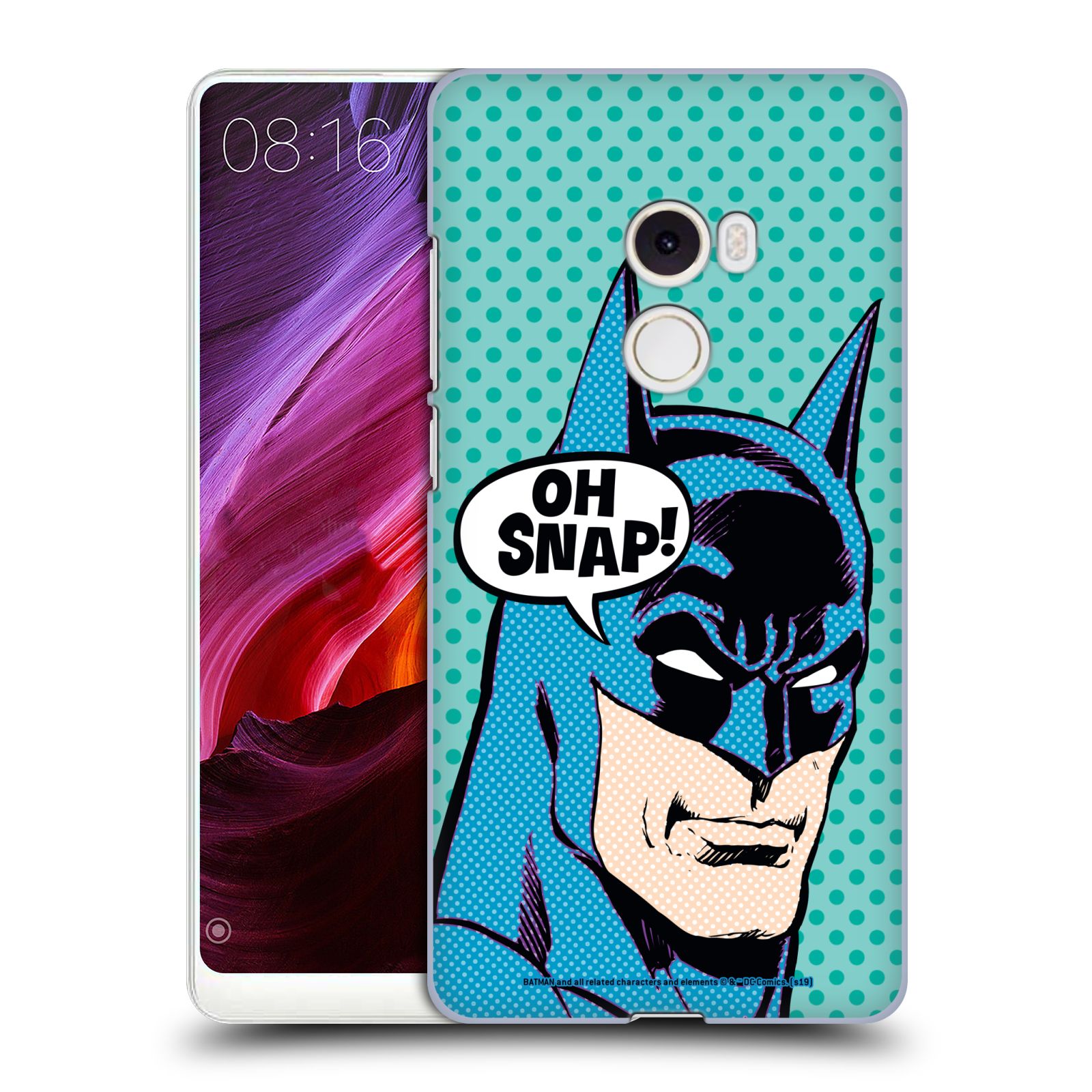 Pouzdro na mobil Xiaomi Mi Mix 2 - HEAD CASE - DC komix Batman Pop Art tvář