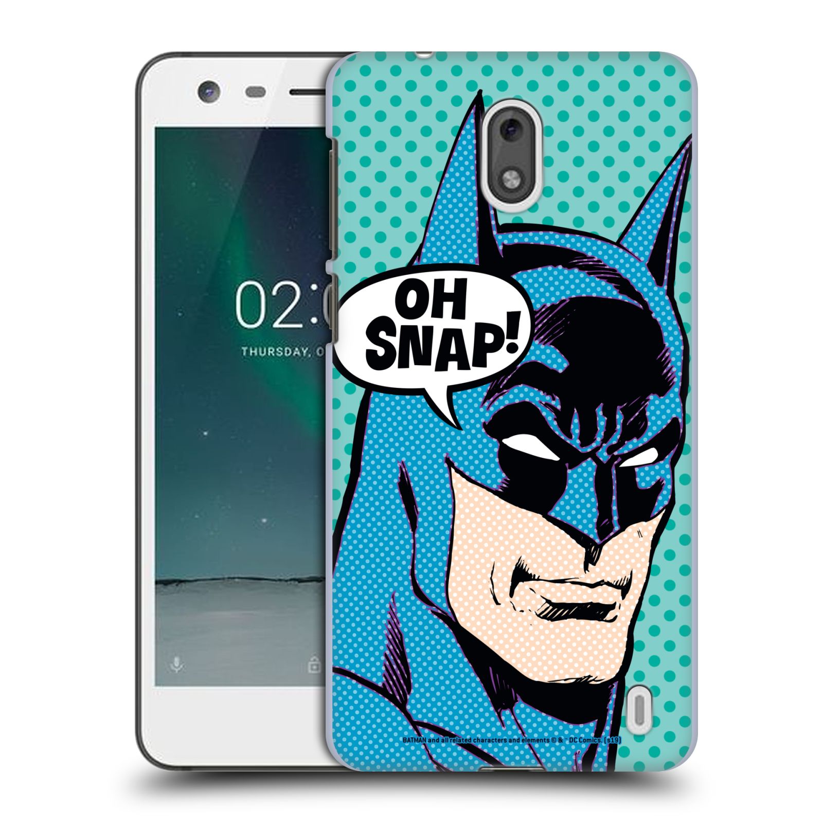 Pouzdro na mobil Nokia 2 - HEAD CASE - DC komix Batman Pop Art tvář