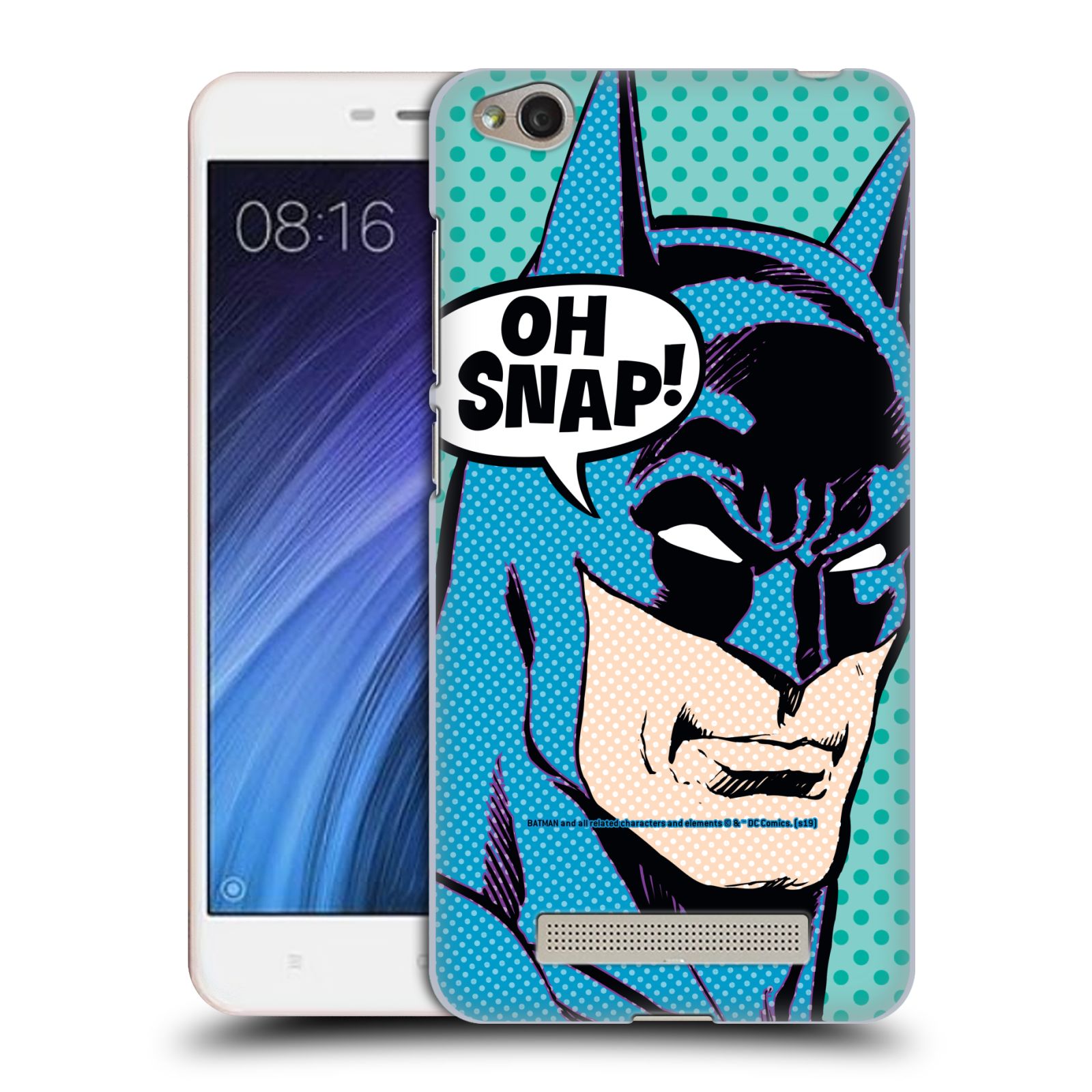 Pouzdro na mobil Xiaomi Redmi 4a - HEAD CASE - DC komix Batman Pop Art tvář