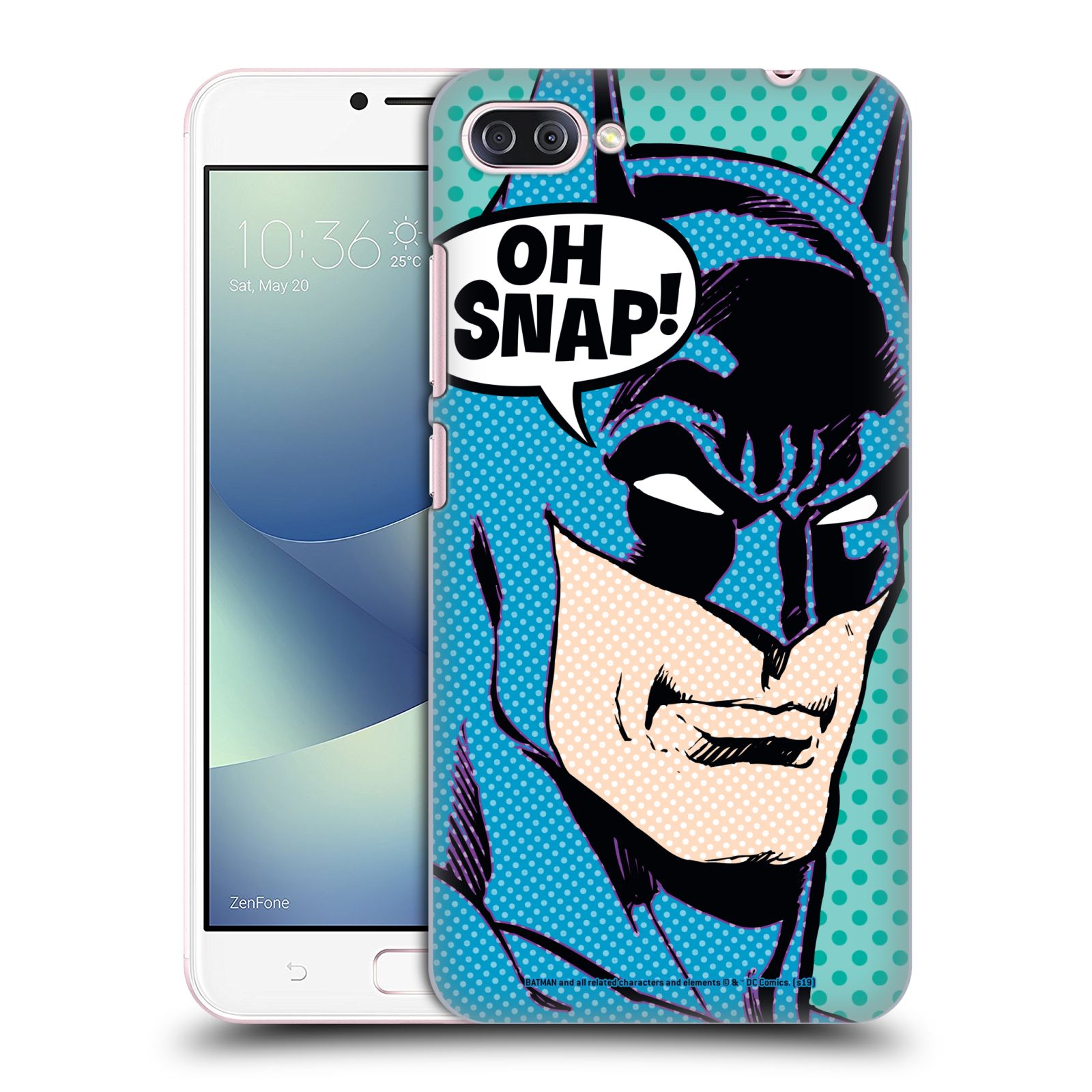 Pouzdro na mobil ASUS Zenfone 4 Max / 4 Max Pro (ZC554KL) - HEAD CASE - DC komix Batman Pop Art tvář