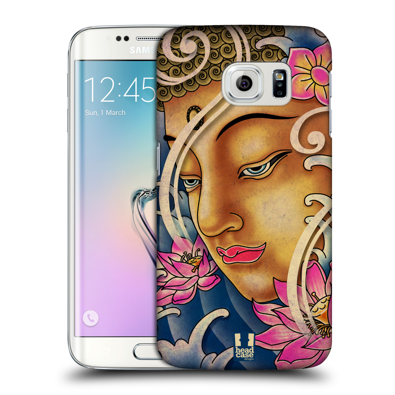HEAD CASE plastový obal na mobil SAMSUNG Galaxy S6 EDGE (G9250, G925, G925F) vzor BUDDHA GAUTAMA