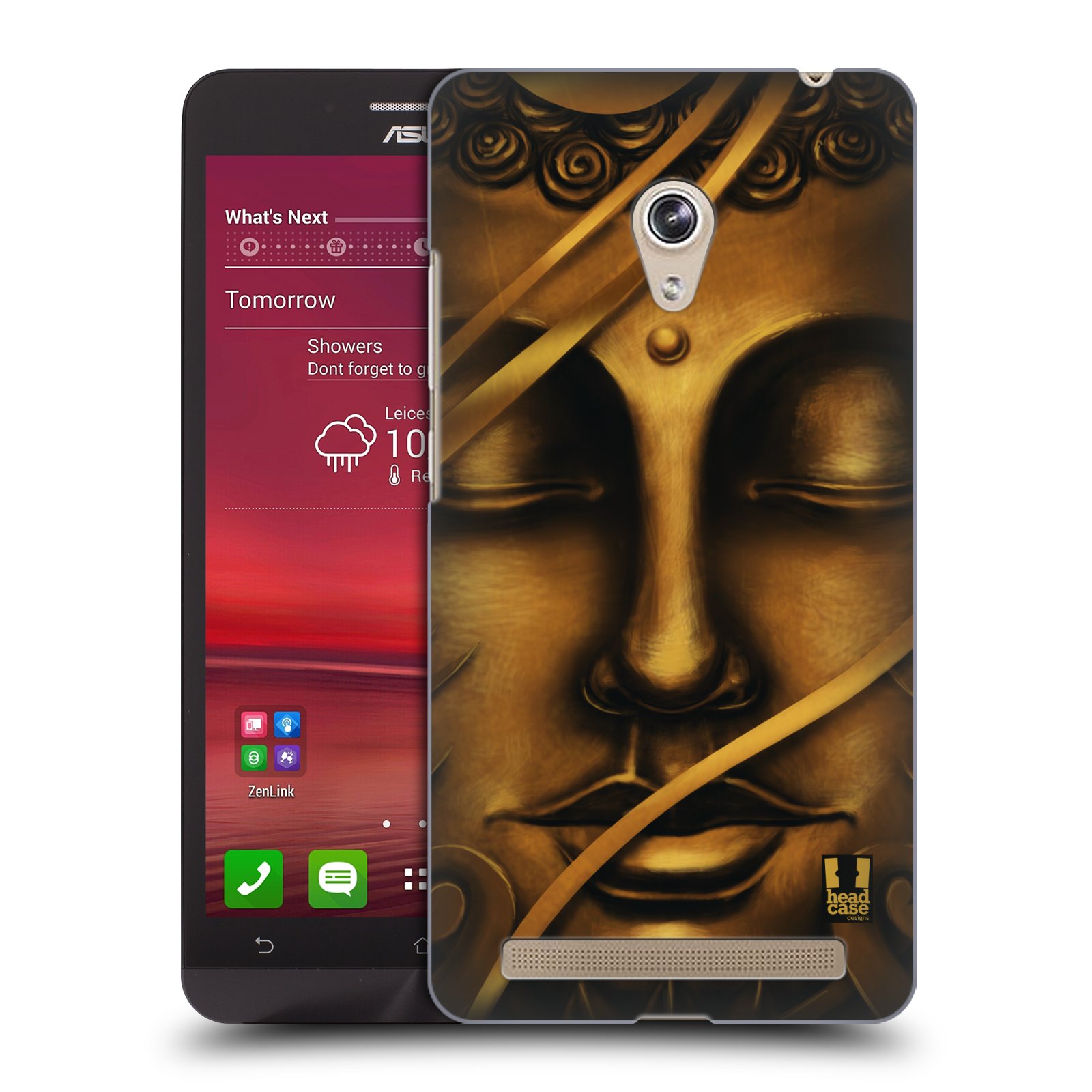 HEAD CASE plastový obal na mobil Asus Zenfone 6 vzor BUDDHA ZLATÝ BUDHA