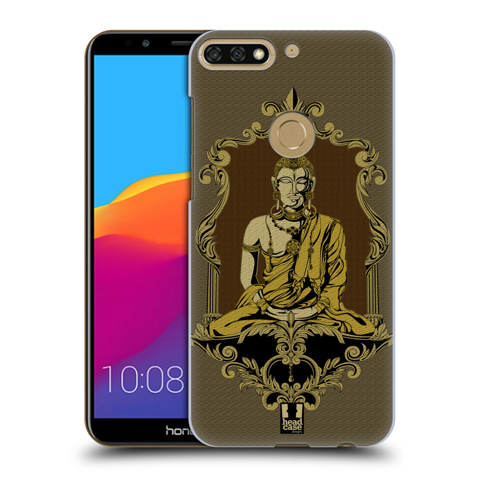 HEAD CASE plastový obal na mobil Honor 7c vzor BUDDHA INDIÁN