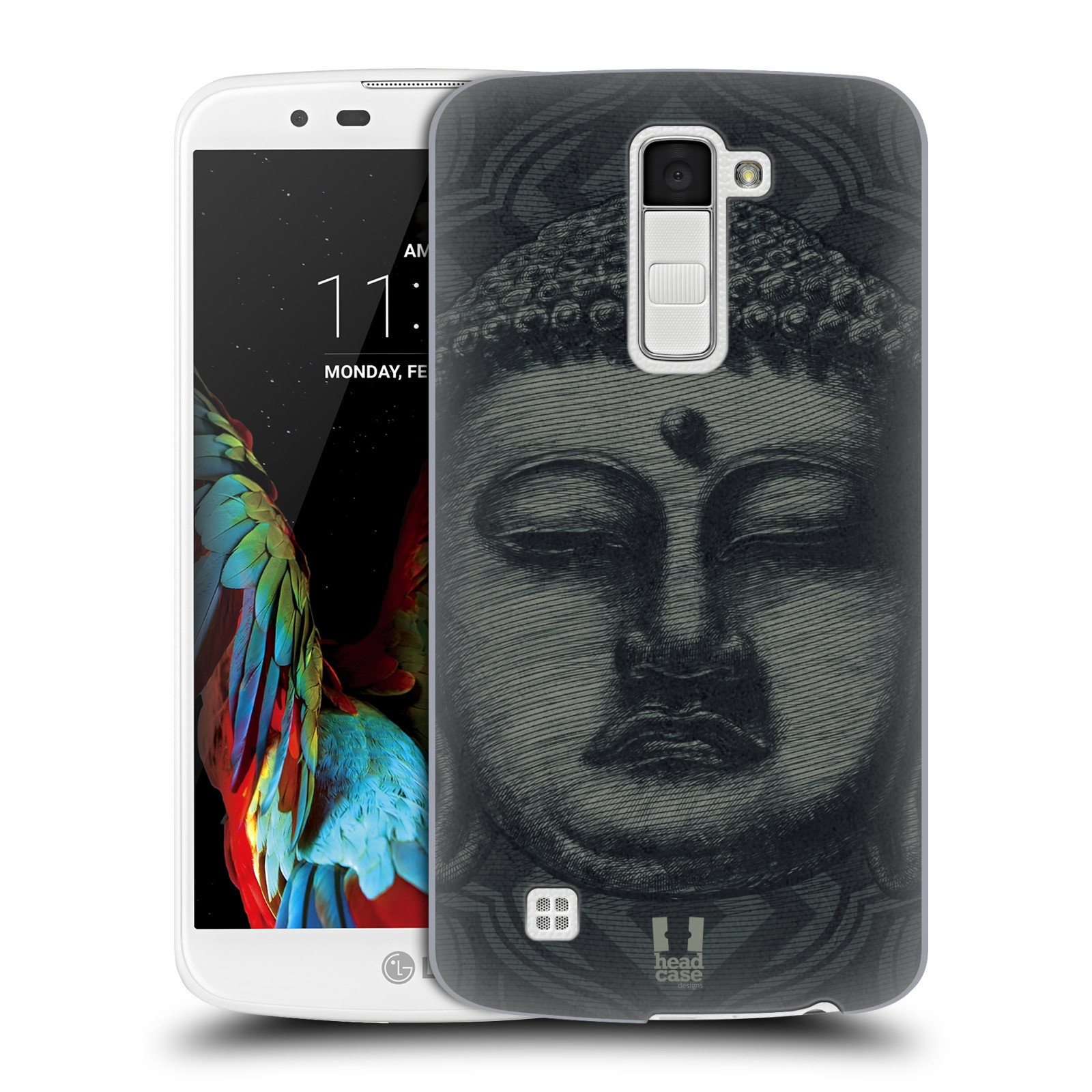 HEAD CASE plastový obal na mobil LG K10 vzor BUDDHA KAMAKURA tvář