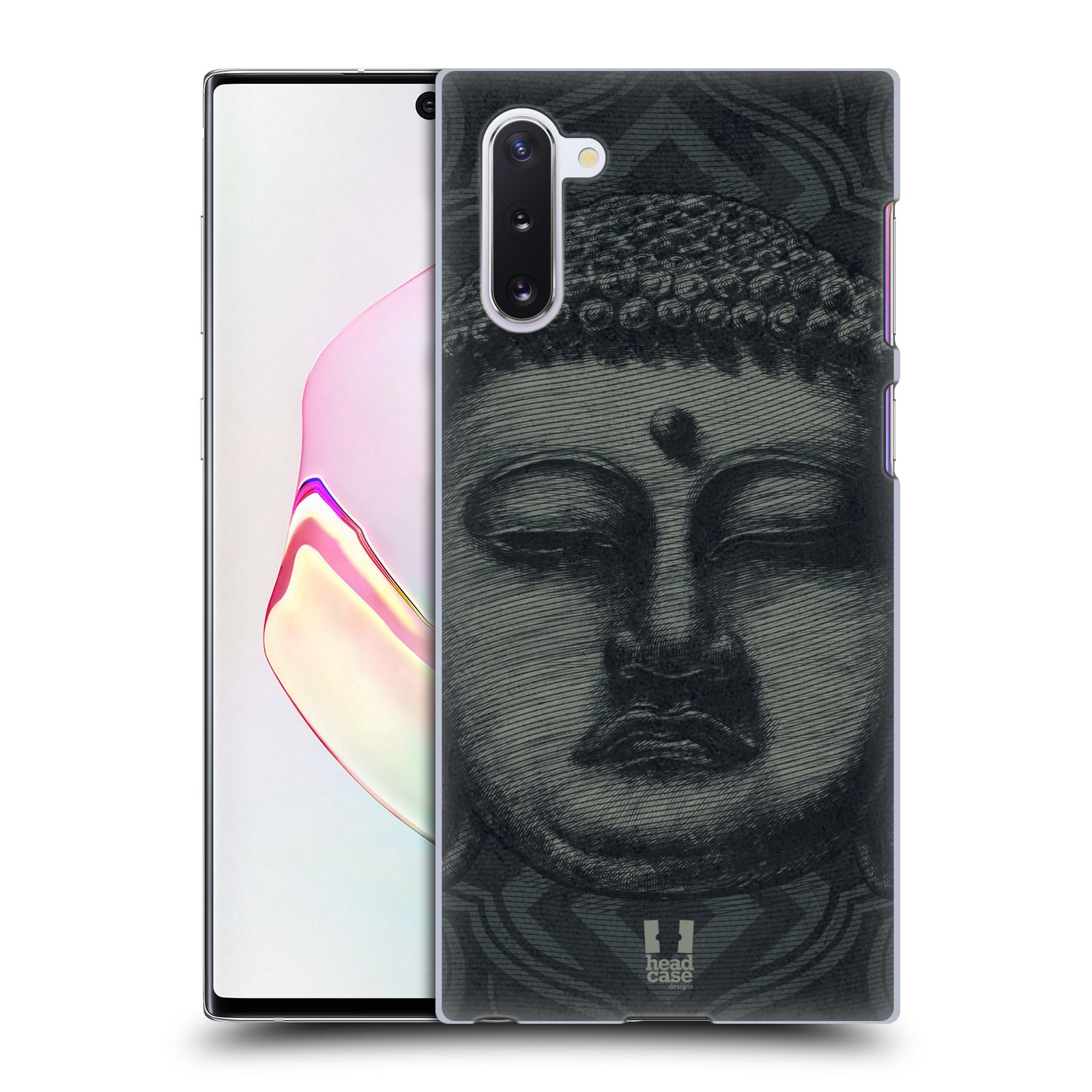 Pouzdro na mobil Samsung Galaxy Note 10 - HEAD CASE - vzor BUDDHA KAMAKURA tvář
