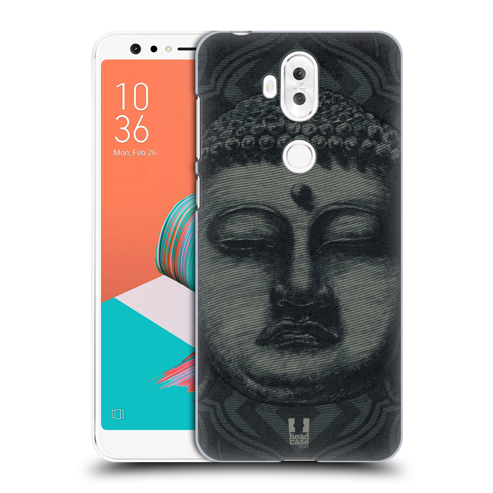 HEAD CASE plastový obal na mobil Asus Zenfone 5 LITE ZC600KL vzor BUDDHA KAMAKURA tvář