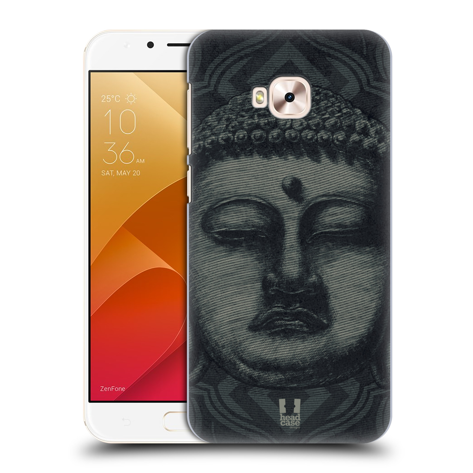 HEAD CASE plastový obal na mobil Asus Zenfone 4 Selfie Pro ZD552KL vzor BUDDHA KAMAKURA tvář