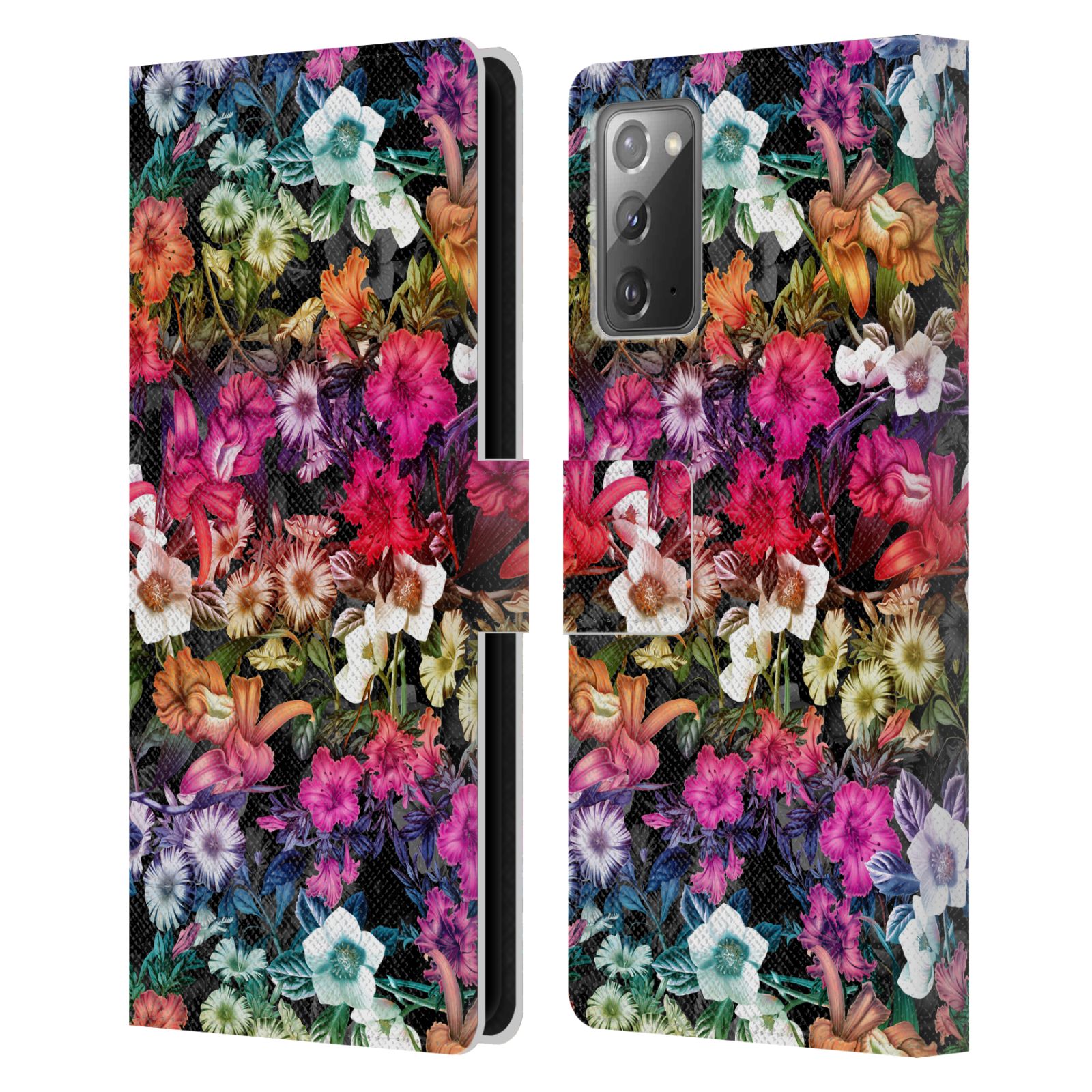 Pouzdro HEAD CASE pro mobil Samsung Galaxy Note 20  Burcu - Květiny multikolor