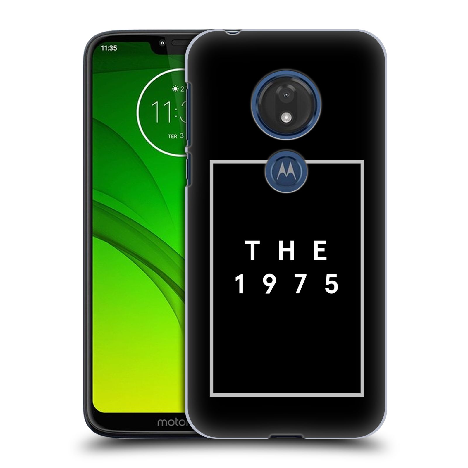 Pouzdro na mobil Motorola Moto G7 Play indie rock skupina The 1975 černá