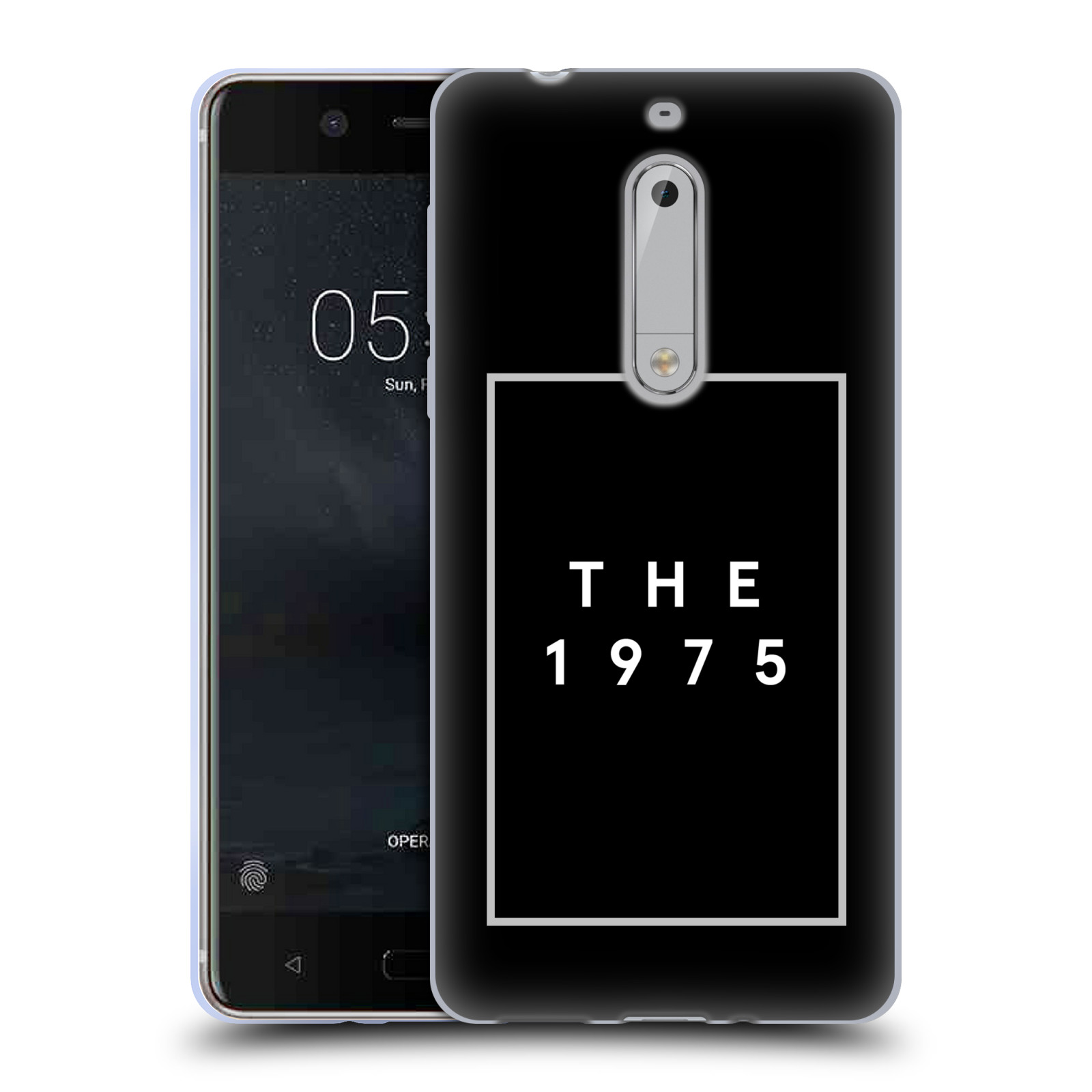 HEAD CASE silikonový obal na mobil Nokia 5 indie rock skupina The 1975 černá