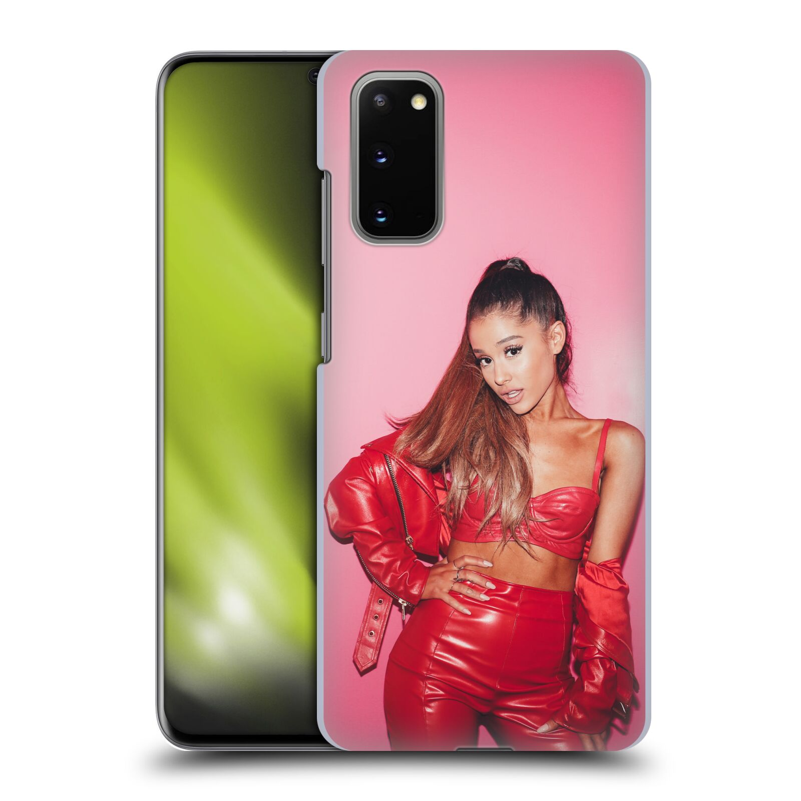 Pouzdro na mobil Samsung Galaxy S20 - HEAD CASE - zpěvačka Ariana Grande Dangerous Woman růžová