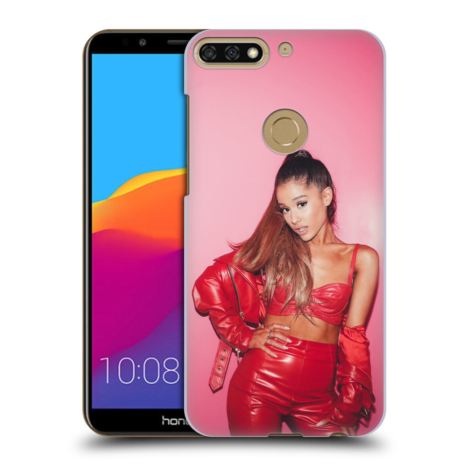HEAD CASE plastový obal na mobil Honor 7c zpěvačka Ariana Grande Dangerous Woman růžová