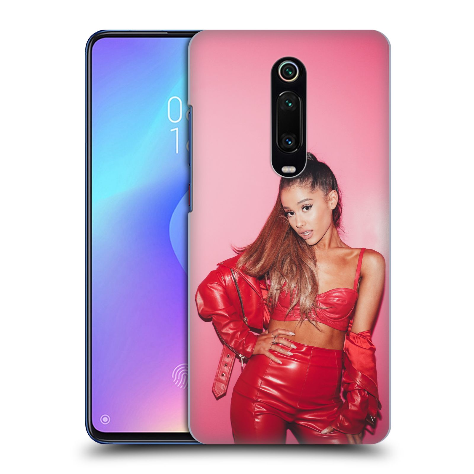 Pouzdro na mobil Xiaomi Mi 9T PRO - HEAD CASE - zpěvačka Ariana Grande Dangerous Woman růžová