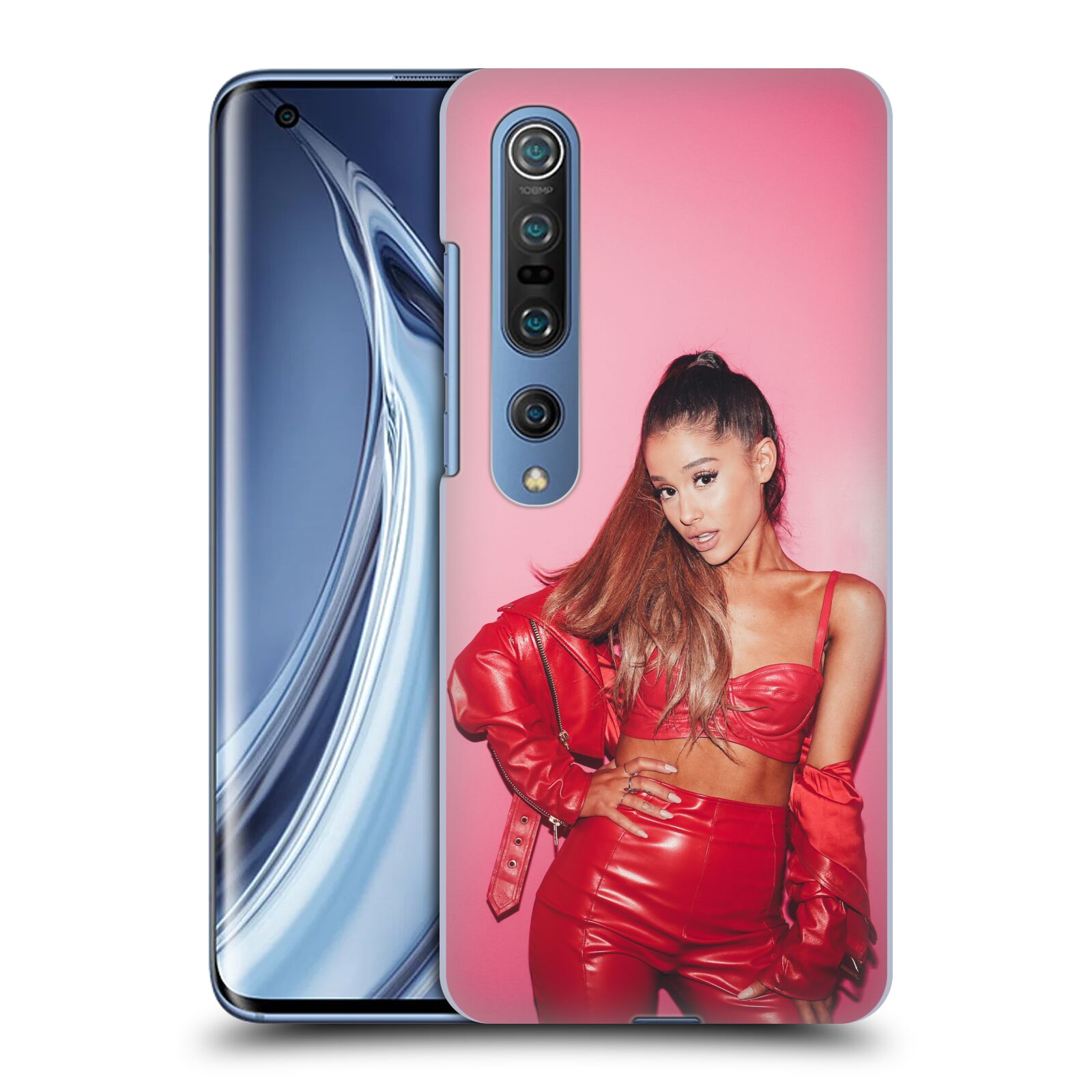 HEAD CASE plastový obal na mobil Xiaomi Mi 10 zpěvačka Ariana Grande Dangerous Woman růžová