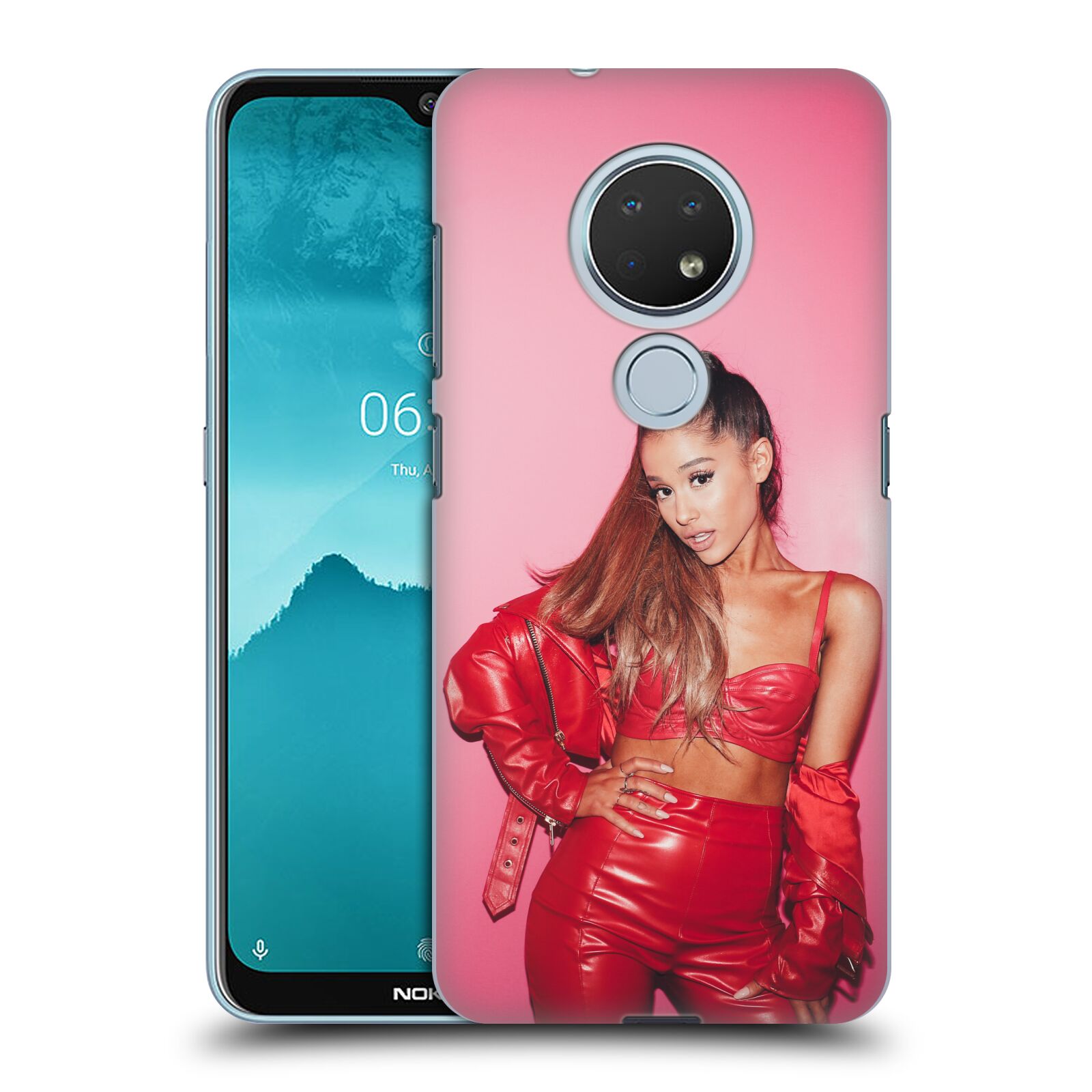 Pouzdro na mobil Nokia 6.2 - HEAD CASE - zpěvačka Ariana Grande Dangerous Woman růžová