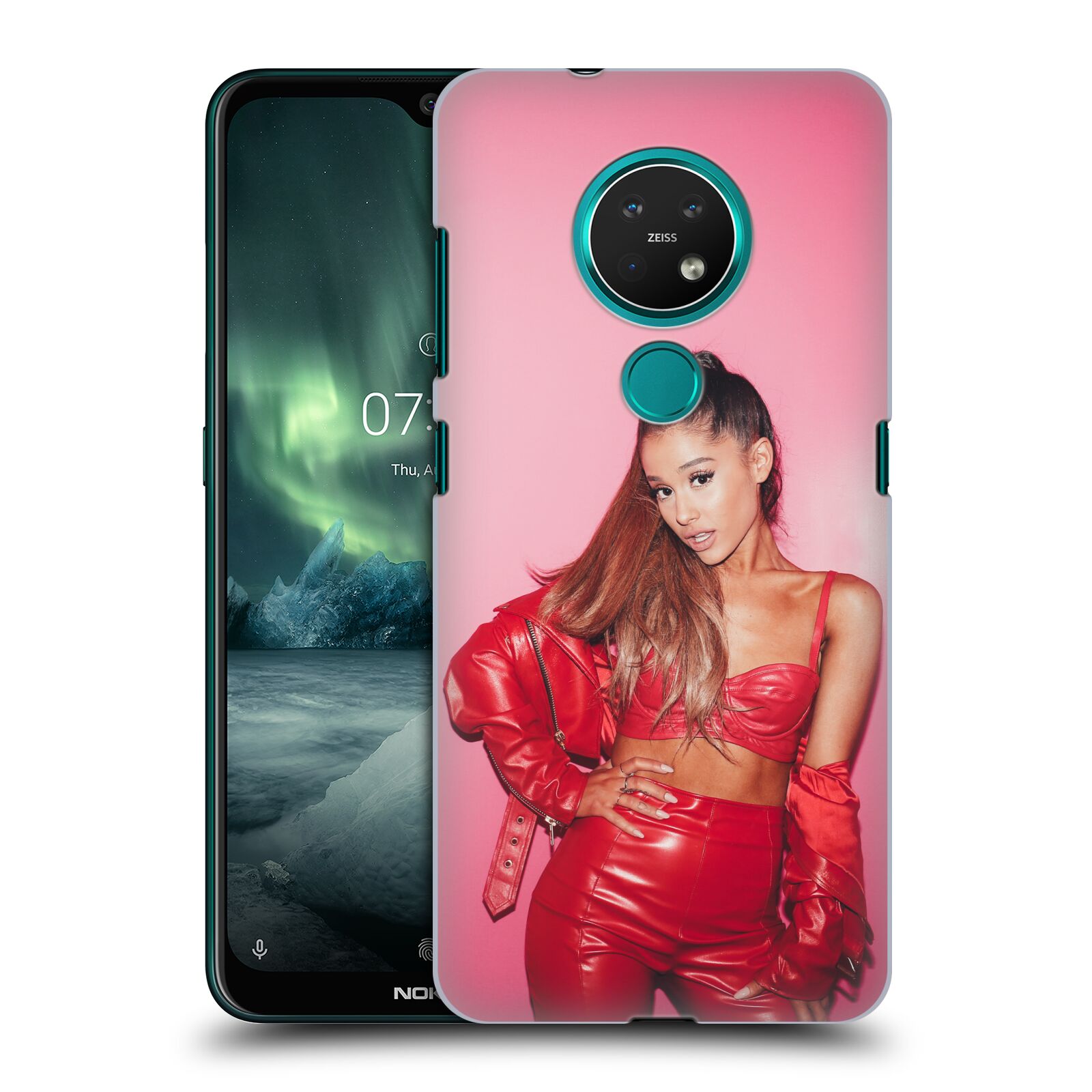 Pouzdro na mobil NOKIA 7.2 - HEAD CASE - zpěvačka Ariana Grande Dangerous Woman růžová