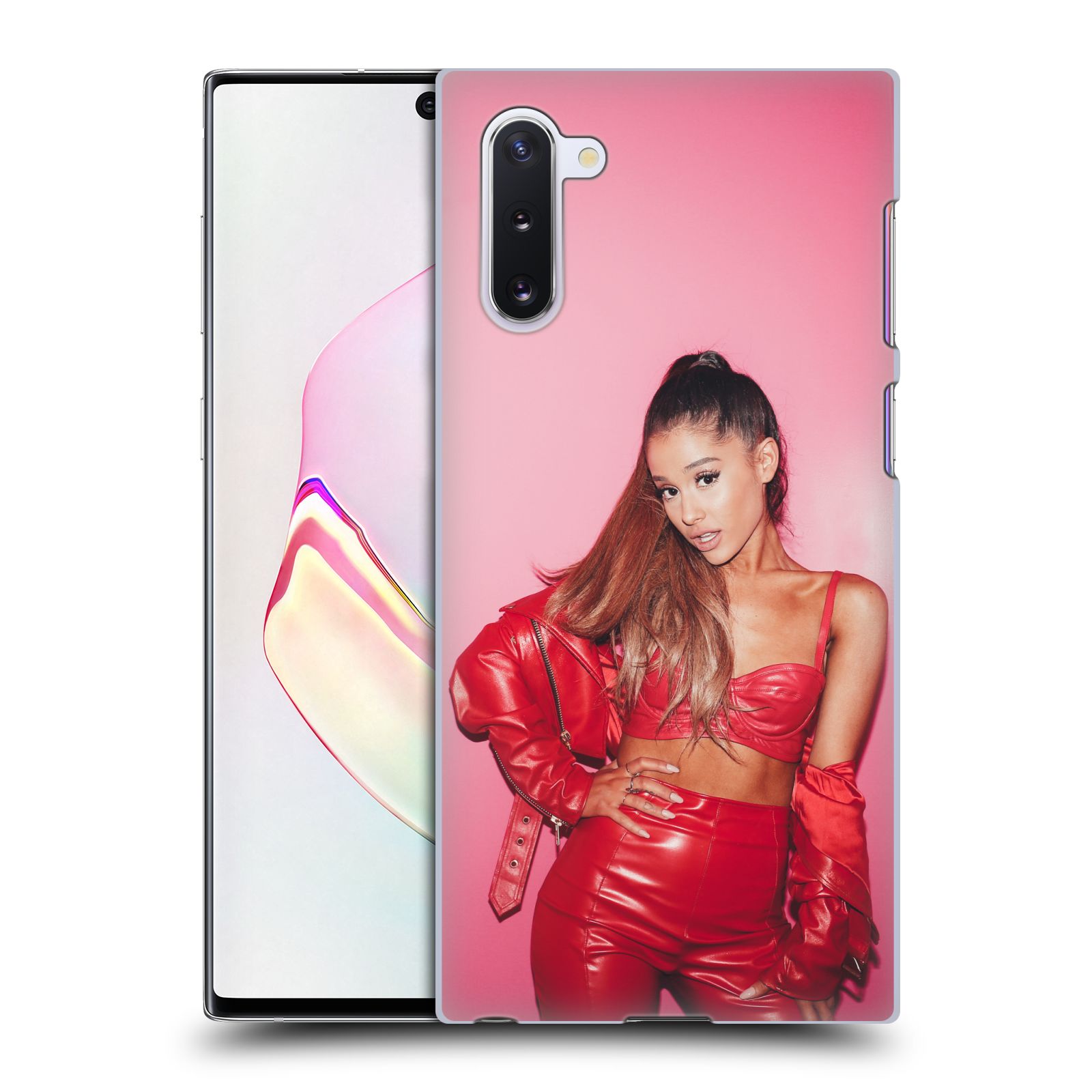 Pouzdro na mobil Samsung Galaxy Note 10 - HEAD CASE - zpěvačka Ariana Grande Dangerous Woman růžová