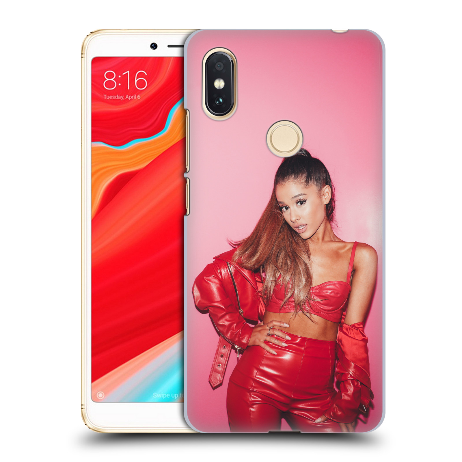 HEAD CASE plastový obal na mobil Xiaomi Redmi S2 zpěvačka Ariana Grande Dangerous Woman růžová