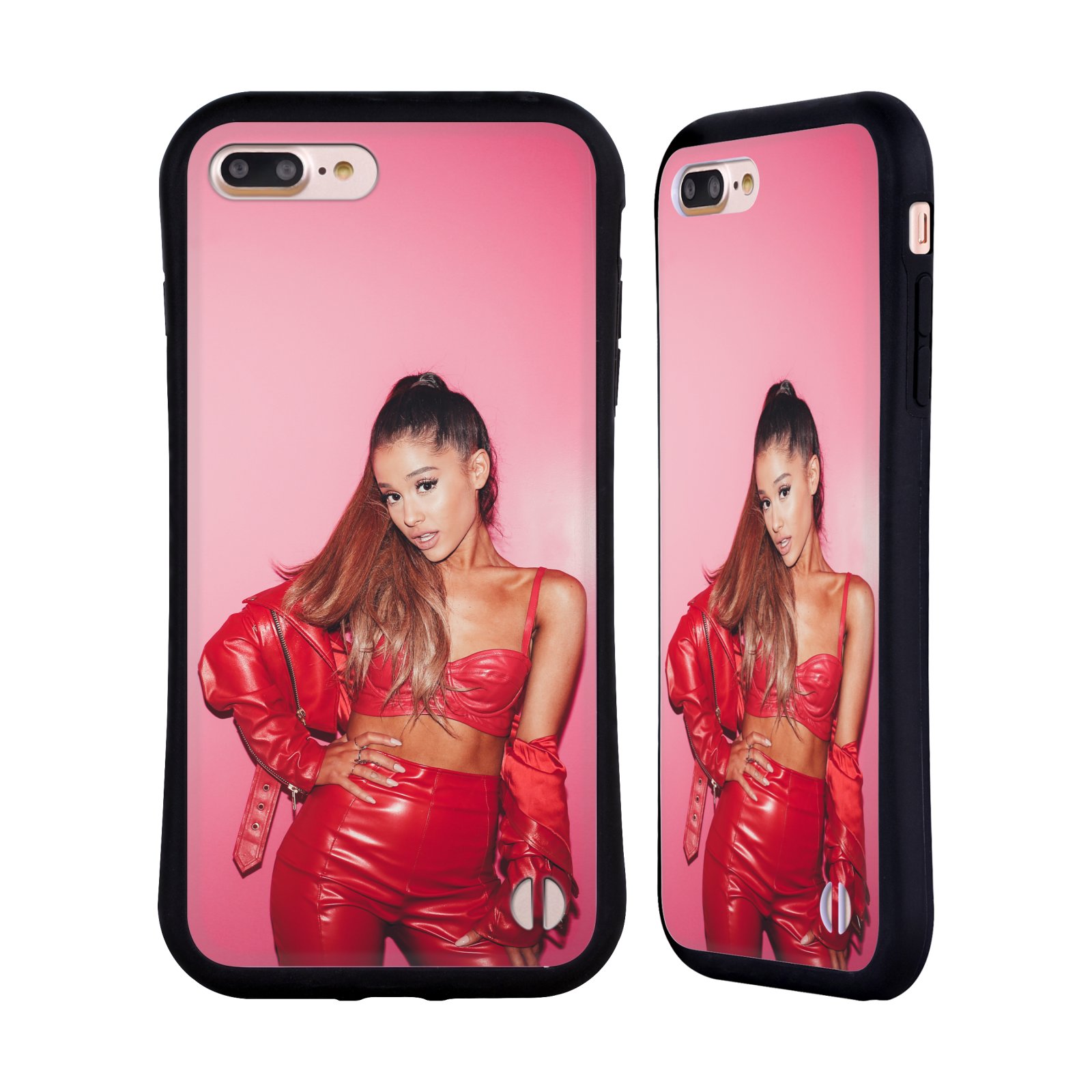 HEAD CASE odolný obal na mobil Apple Iphone 7/8 PLUS zpěvačka Ariana Grande Dangerous Woman růžová
