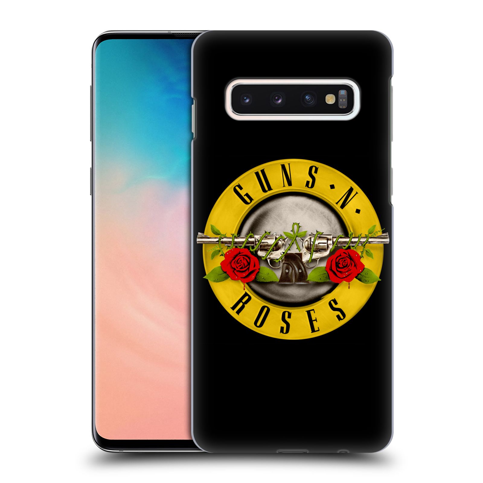 Pouzdro na mobil Samsung Galaxy S10 - HEAD CASE - hudební skupina Guns N Roses