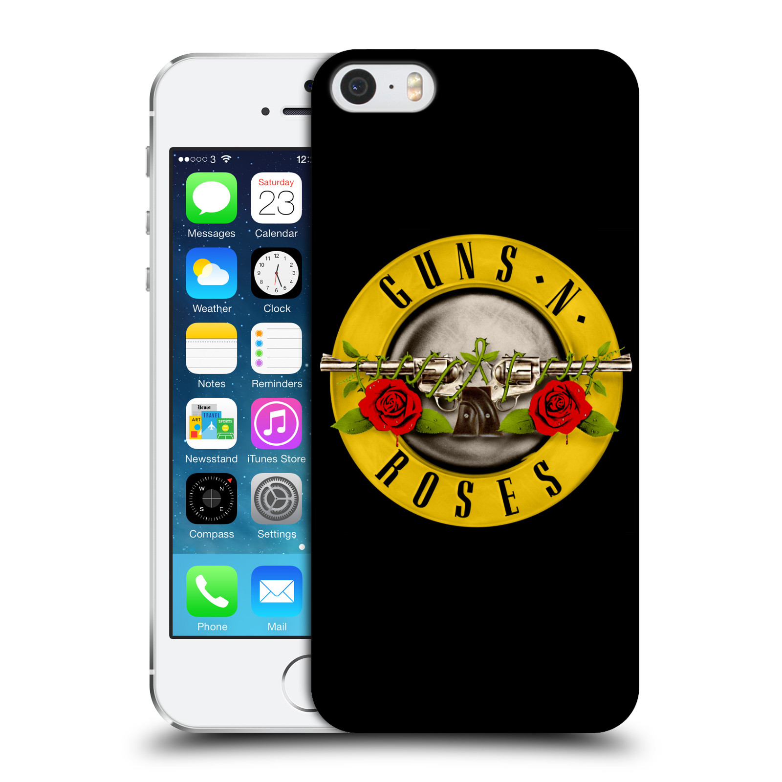 Zadní obal pro mobil Apple Iphone 5/5S/SE 2015 - HEAD CASE - Rocková skupina Guns N Roses Logo