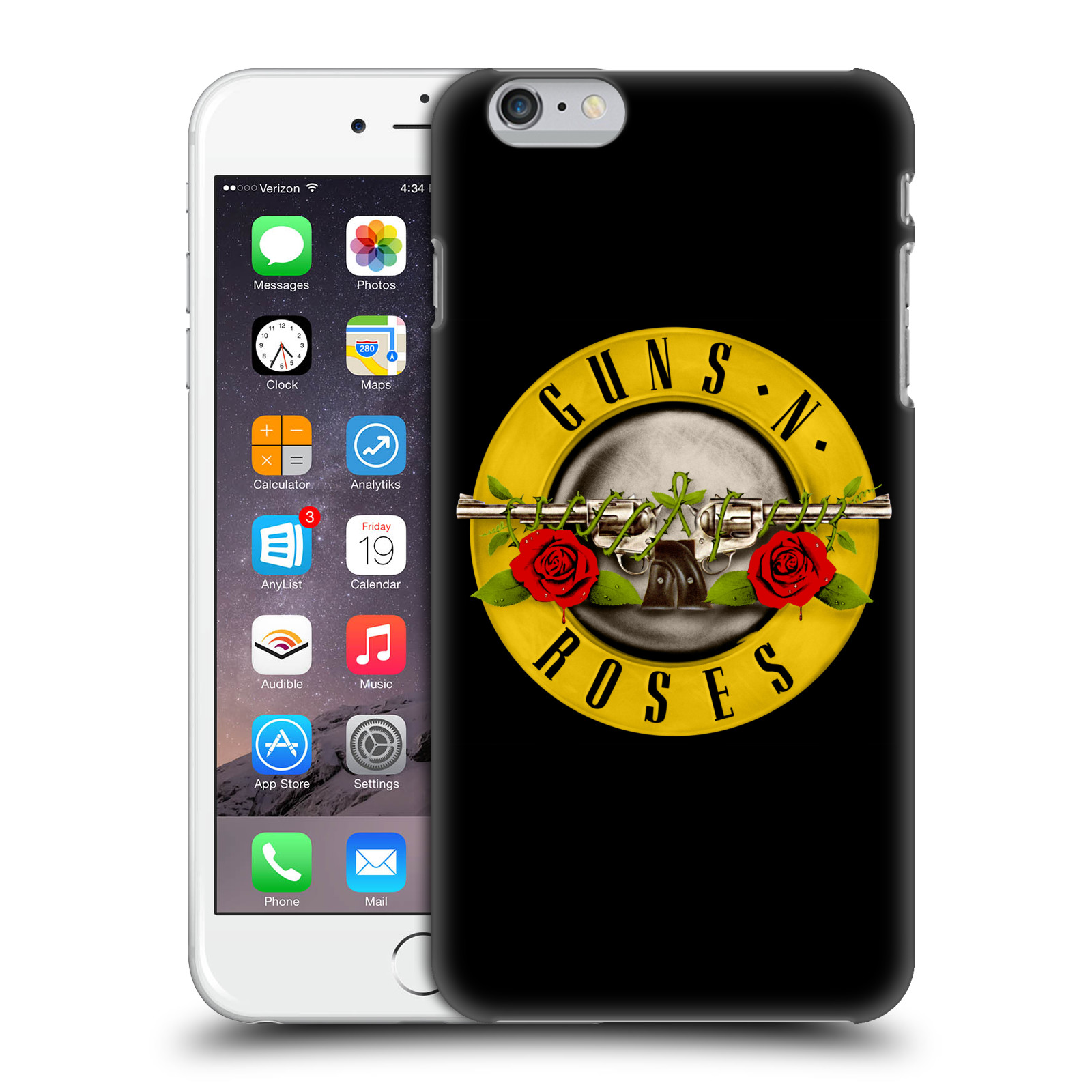 Zadní obal pro mobil Apple Iphone 6 PLUS / 6S PLUS - HEAD CASE - Rocková skupina Guns N Roses Logo