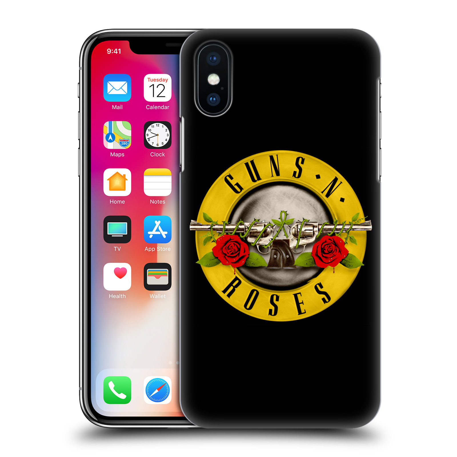 Zadní obal pro mobil Apple Iphone X / XS - HEAD CASE - Rocková skupina Guns N Roses Logo