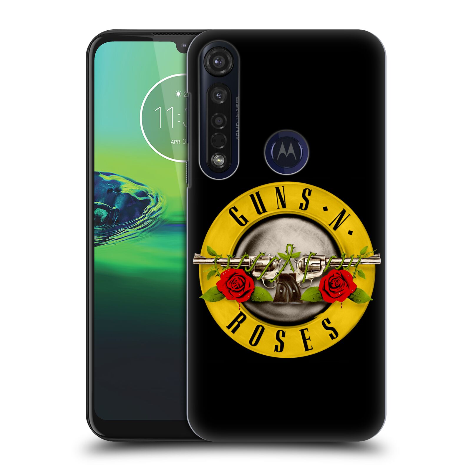Pouzdro na mobil Motorola Moto G8 PLUS - HEAD CASE - hudební skupina Guns N Roses