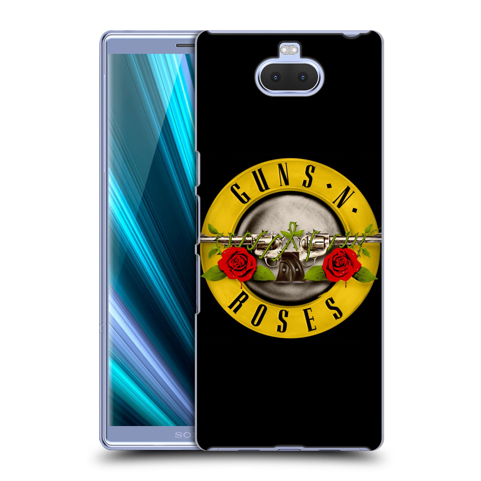 Pouzdro na mobil Sony Xperia 10 Plus - Head Case - hudební skupina Guns N Roses