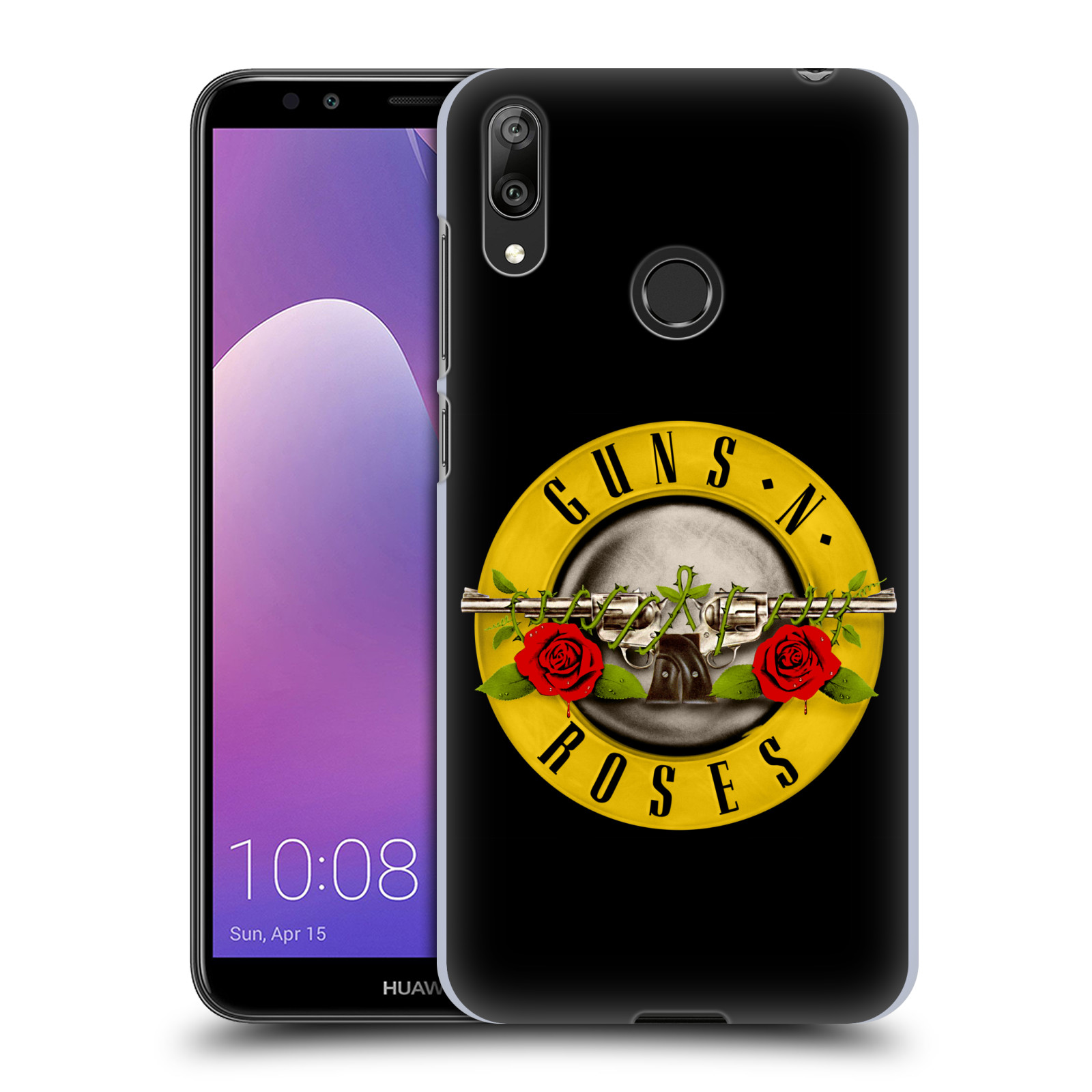 Pouzdro na mobil Huawei Y7 2019 - Head Case - hudební skupina Guns N Roses
