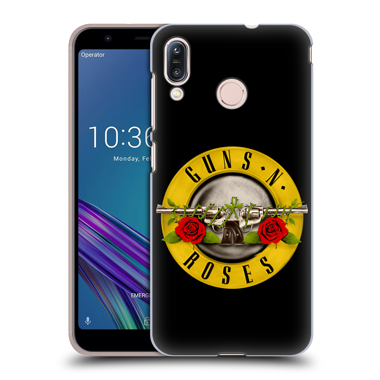 Zadní obal pro mobil Asus Zenfone Max (M1) ZB555KL - HEAD CASE - Rocková skupina Guns N Roses Logo