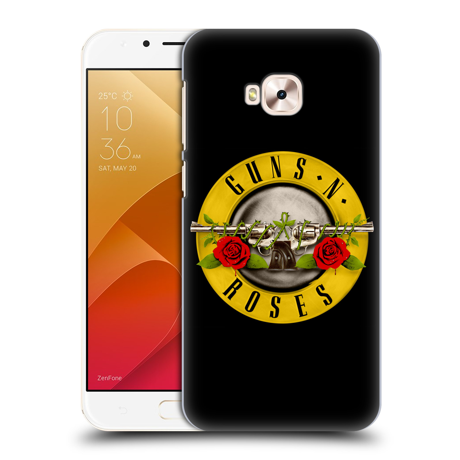 Zadní obal pro mobil Asus Zenfone 4 Selfie Pro ZD552KL - HEAD CASE - Rocková skupina Guns N Roses Logo