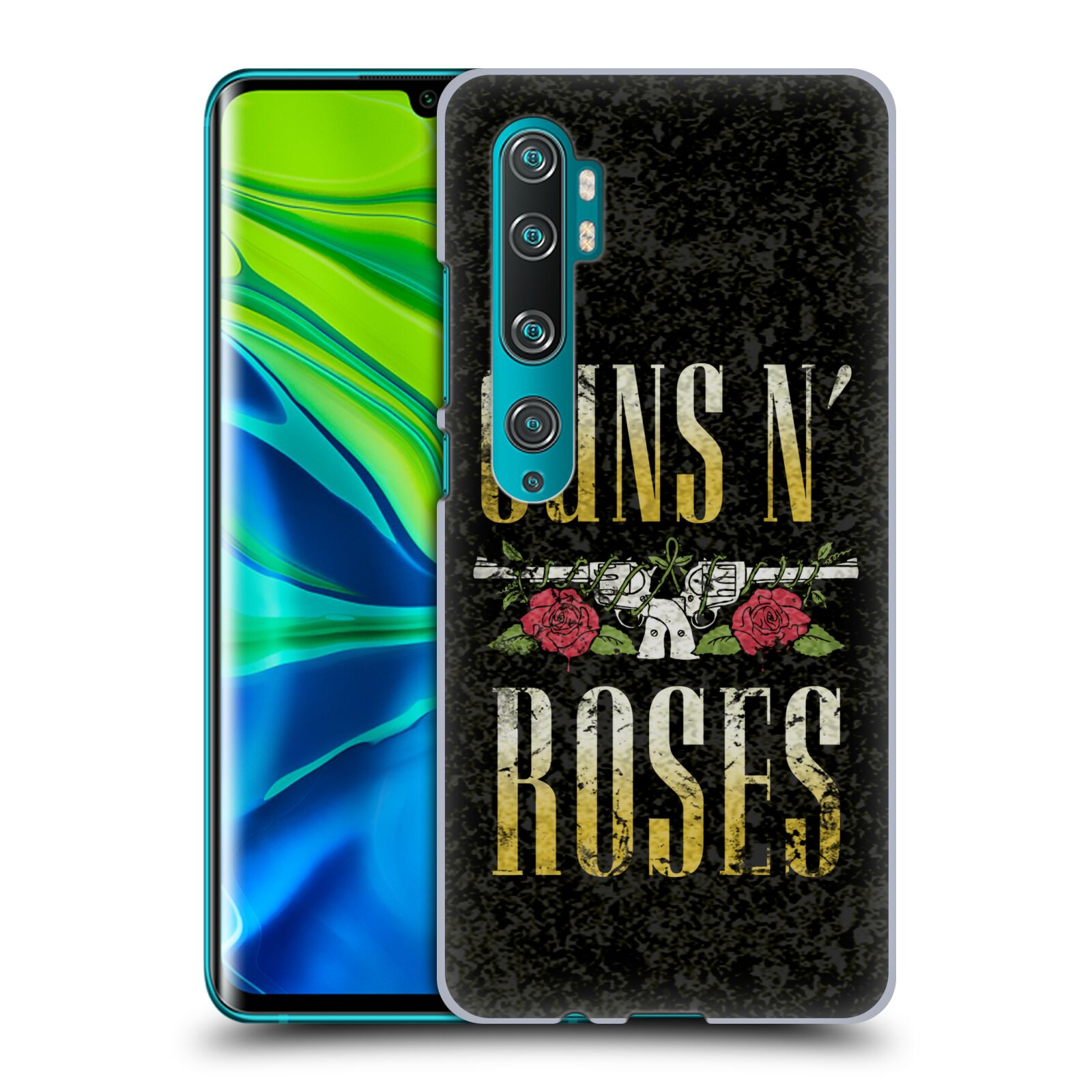 Pouzdro na mobil Xiaomi Mi Note 10 / Mi Note 10 PRO - HEAD CASE - hudební skupina Guns N Roses text