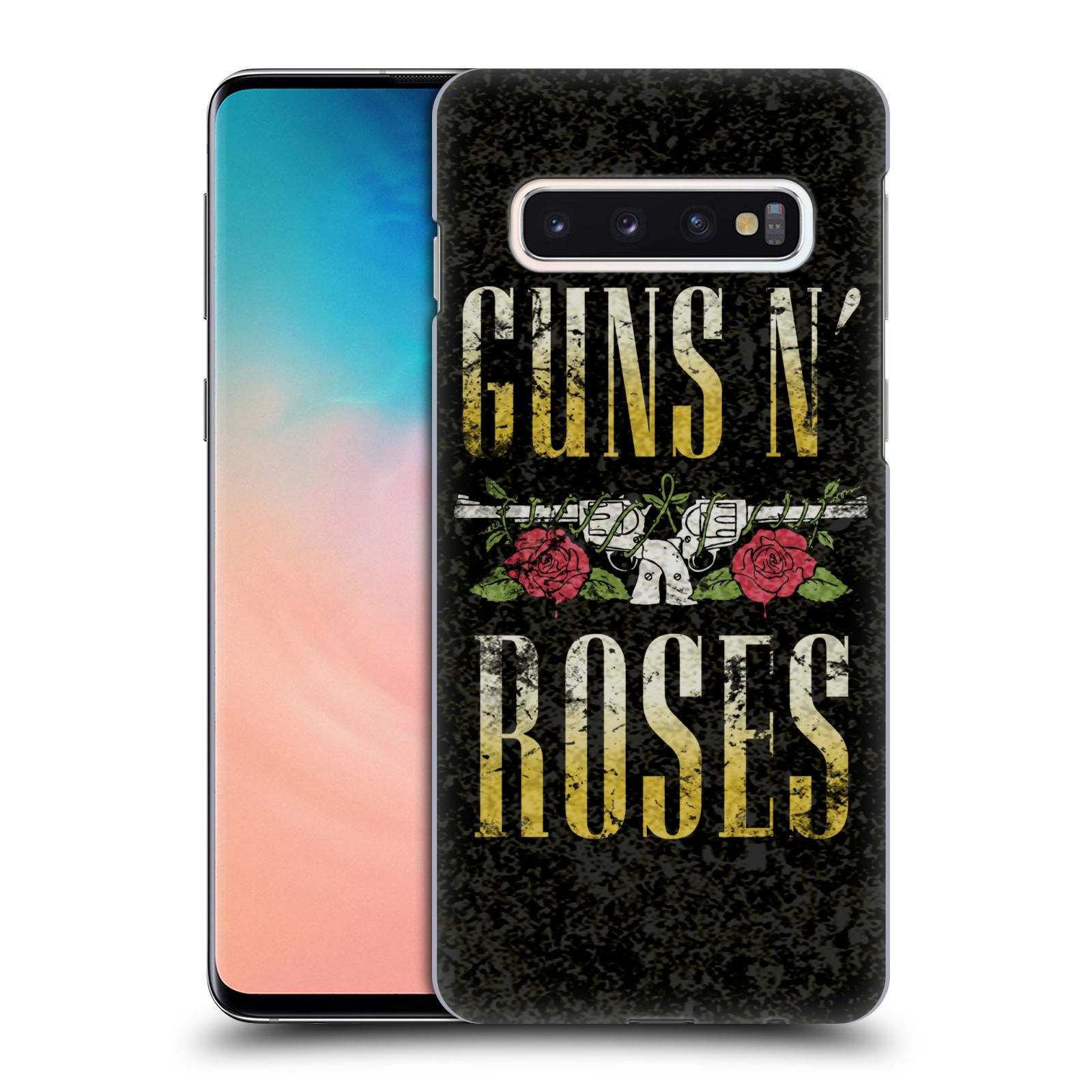 Zadní obal pro mobil Samsung Galaxy S10 - HEAD CASE - Rocková skupina Guns N Roses velké logo