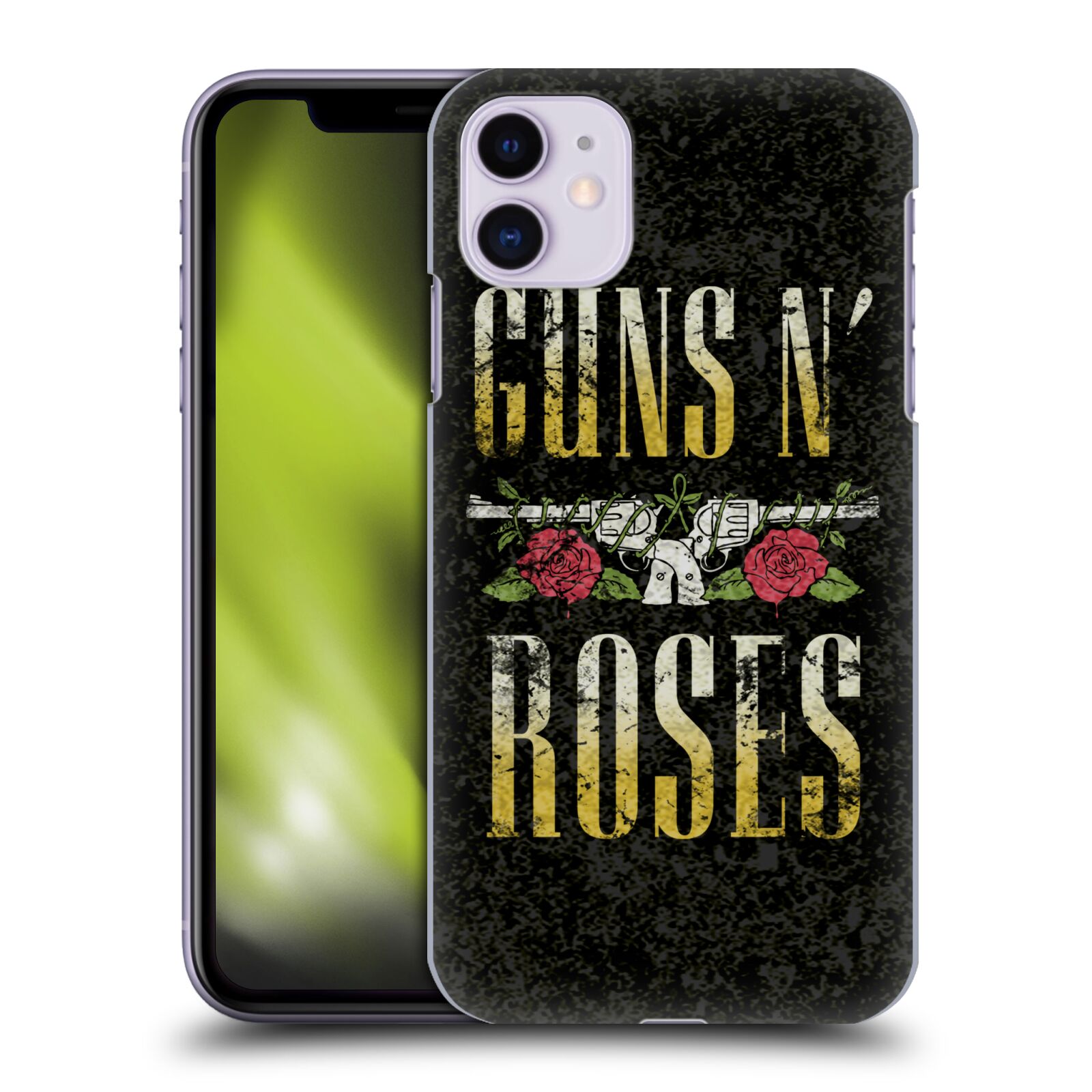Pouzdro na mobil Apple Iphone 11 - HEAD CASE - hudební skupina Guns N Roses text