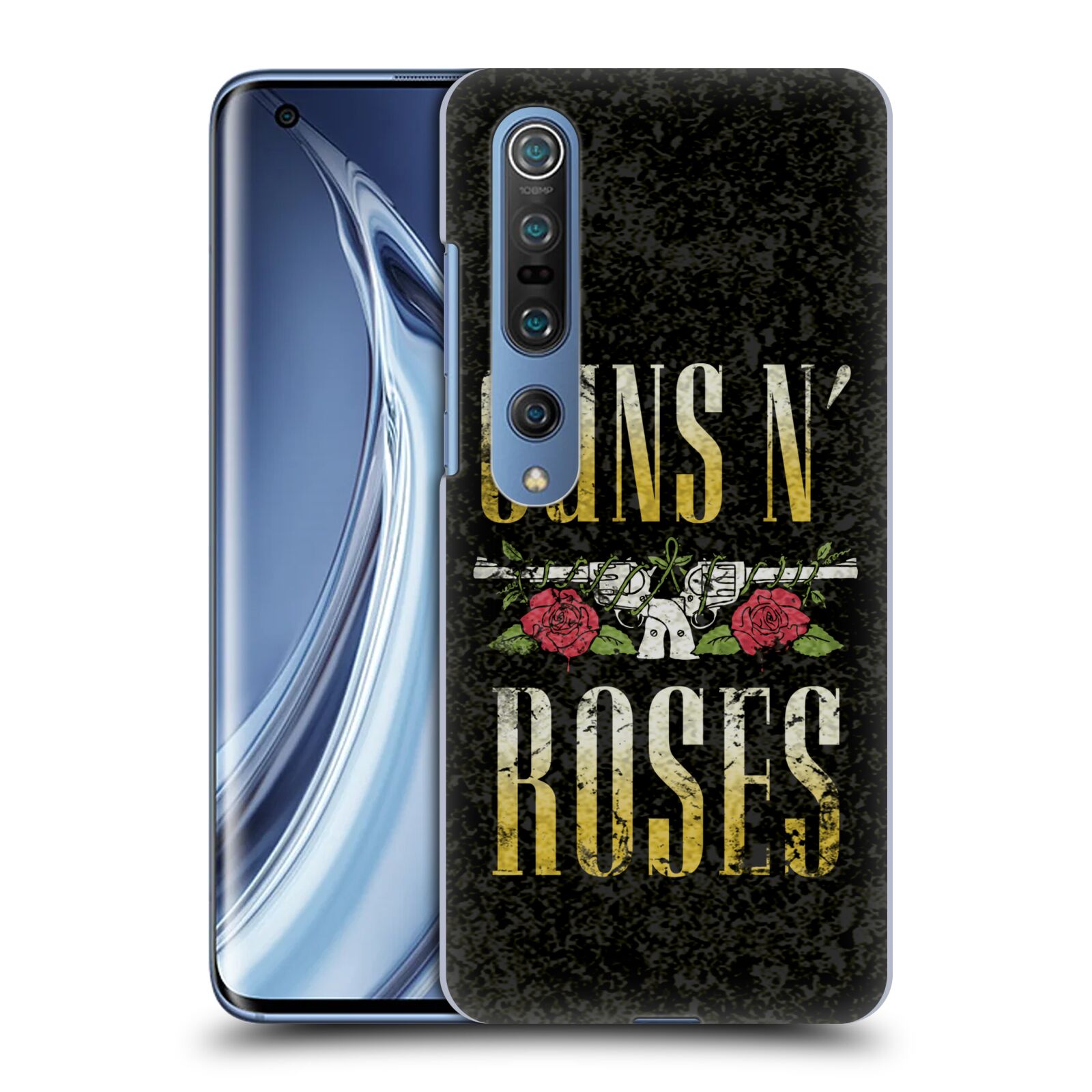 HEAD CASE plastový obal na mobil Xiaomi Mi 10 hudební skupina Guns N Roses text