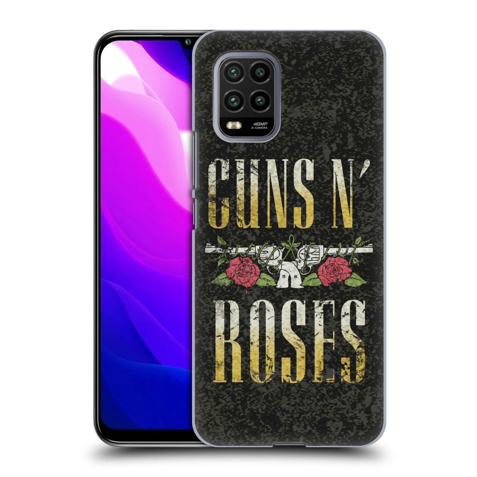 Zadní kryt, obal na mobil Xiaomi Mi 10 LITE hudební skupina Guns N Roses text