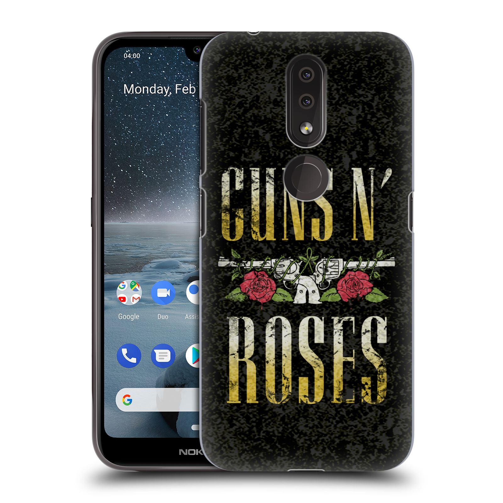Pouzdro na mobil Nokia 4.2 - HEAD CASE - hudební skupina Guns N Roses text
