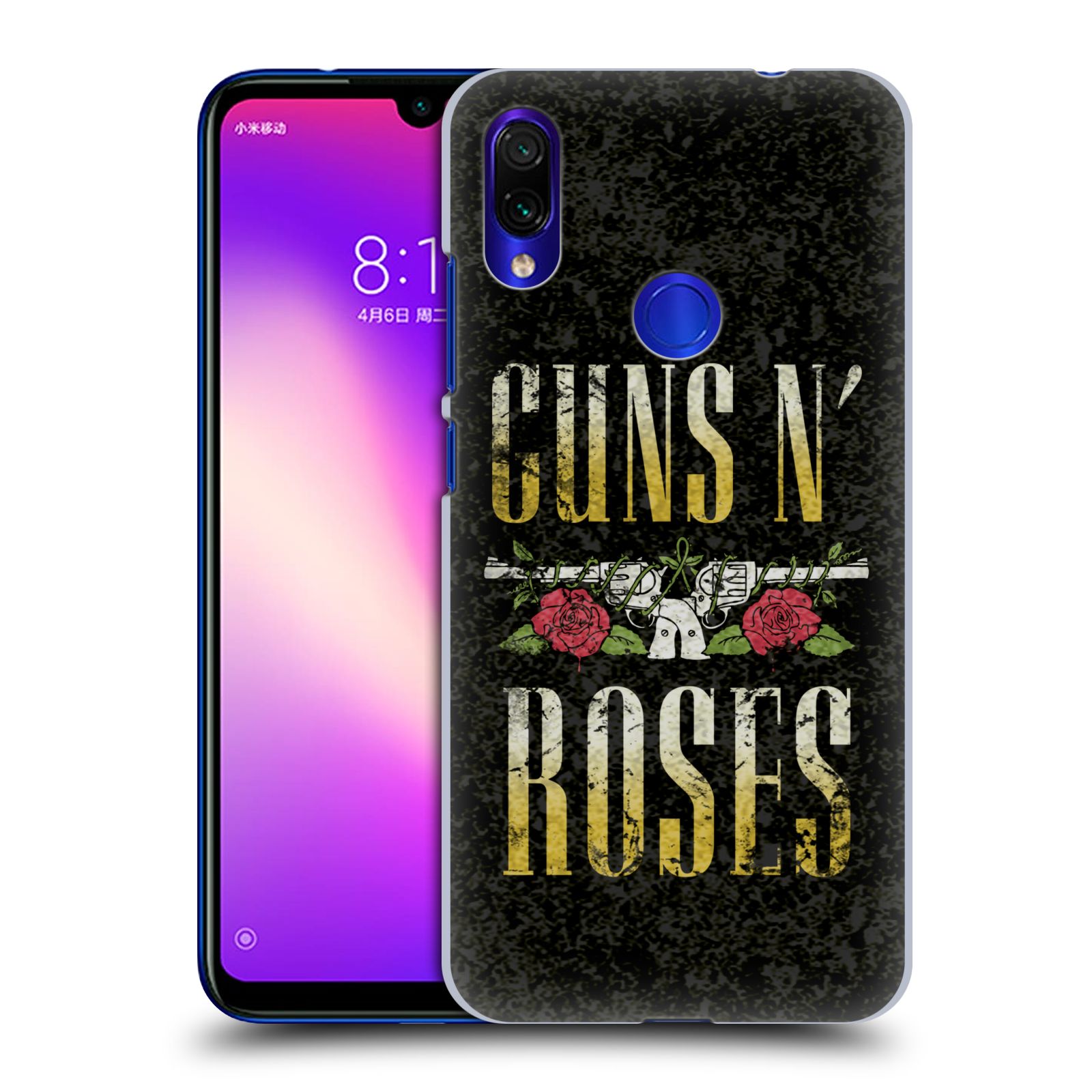 Pouzdro na mobil Xiaomi Redmi Note 7 - Head Case - hudební skupina Guns N Roses text