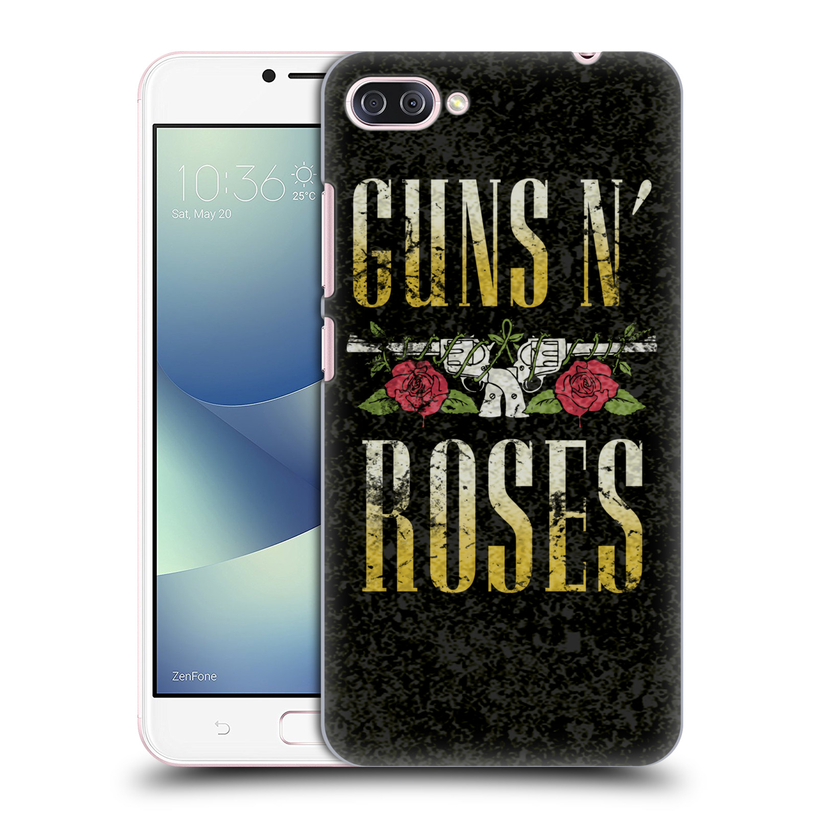 HEAD CASE plastový obal na mobil Asus Zenfone 4 MAX ZC554KL hudební skupina Guns N Roses text
