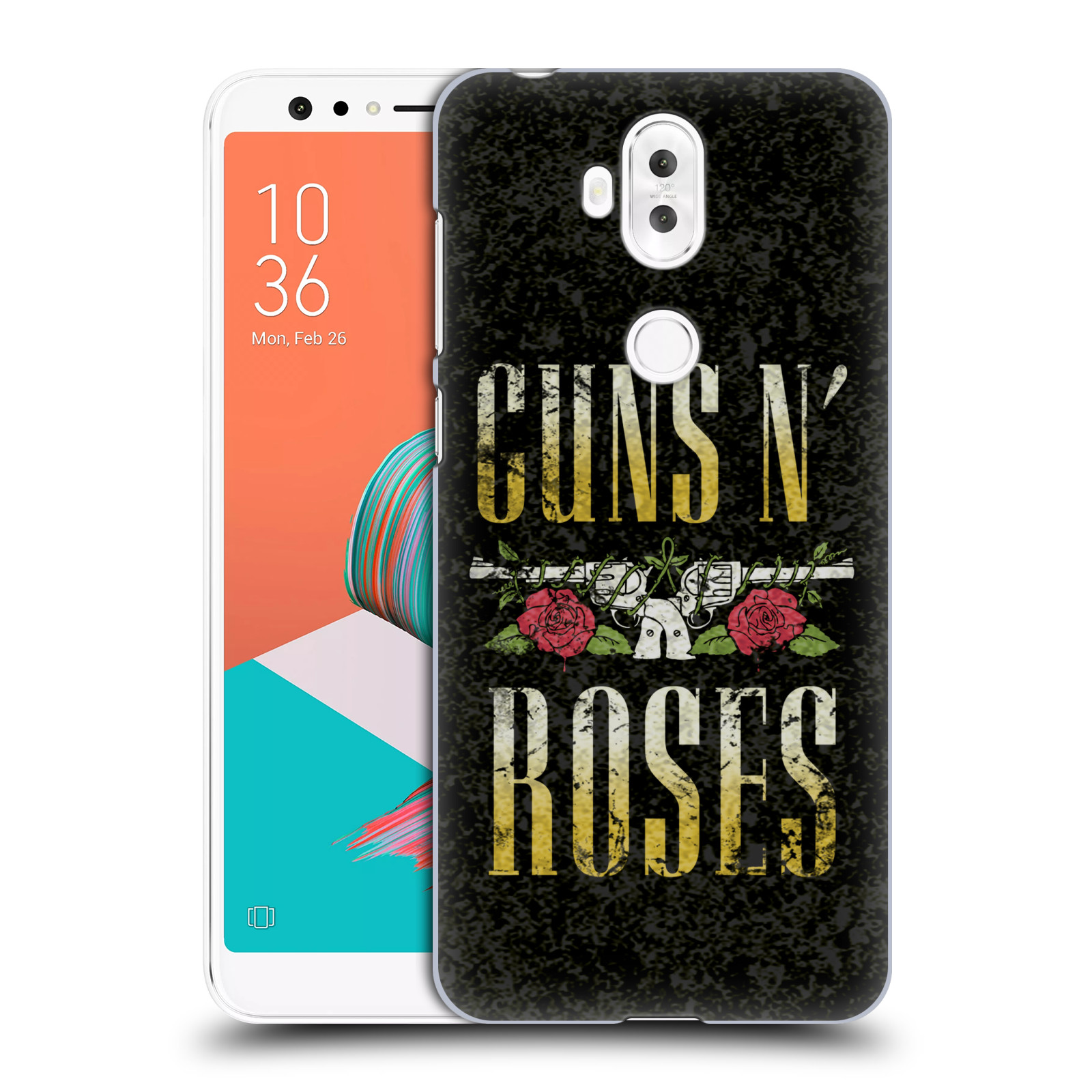 HEAD CASE plastový obal na mobil Asus Zenfone 5 LITE ZC600KL hudební skupina Guns N Roses text