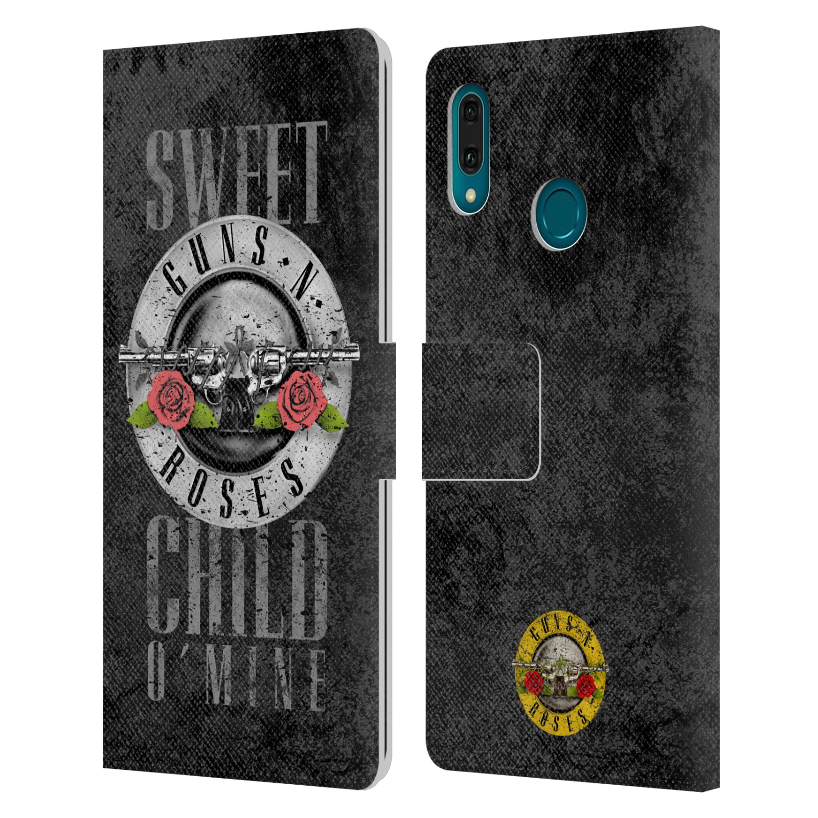 Pouzdro na mobil Huawei Y9 2019 - Head Case - rocková skupina Guns and Roses