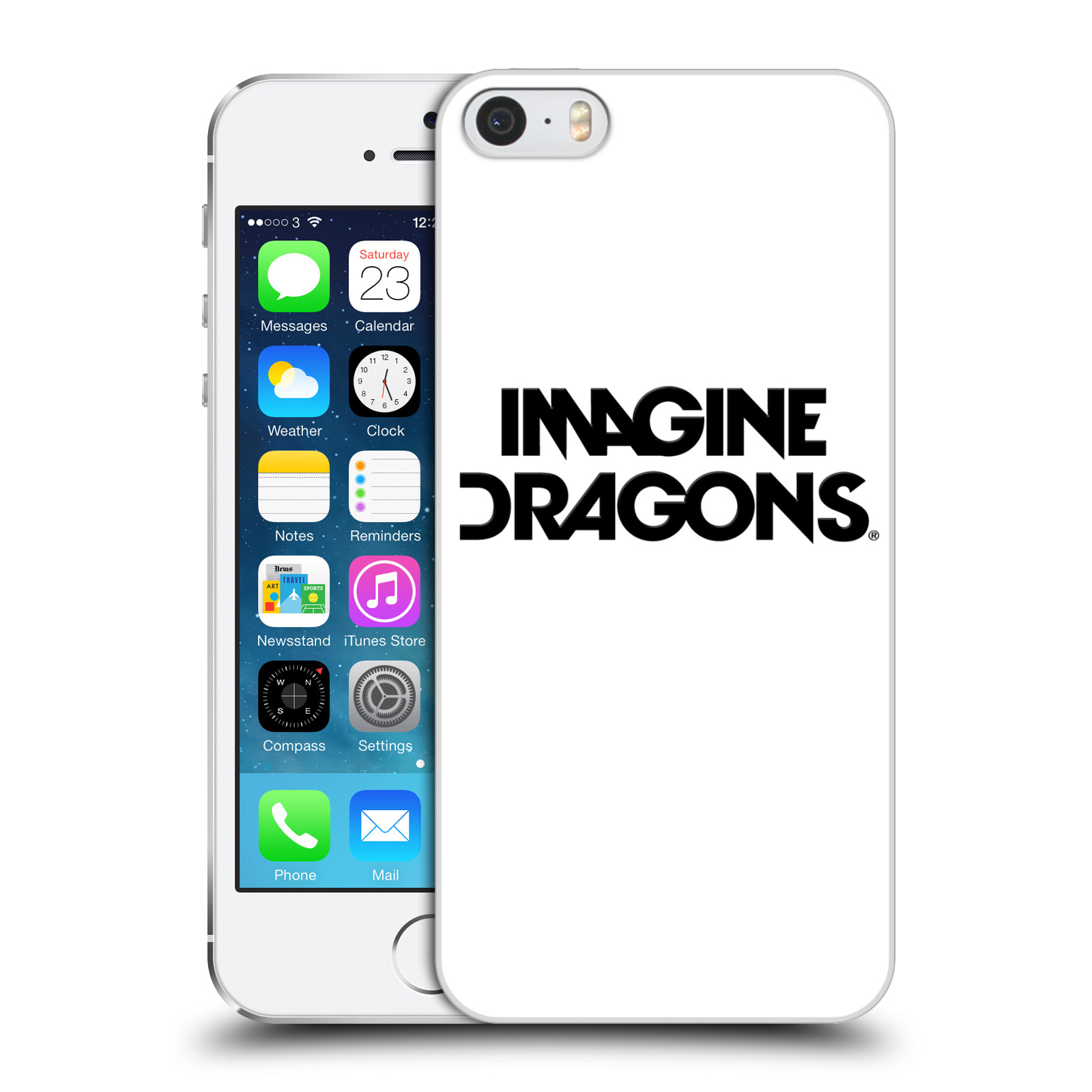 Zadní obal pro mobil Apple Iphone 5/5S/SE 2015 - HEAD CASE - Hudební skupina Imagine Dragons - Logo
