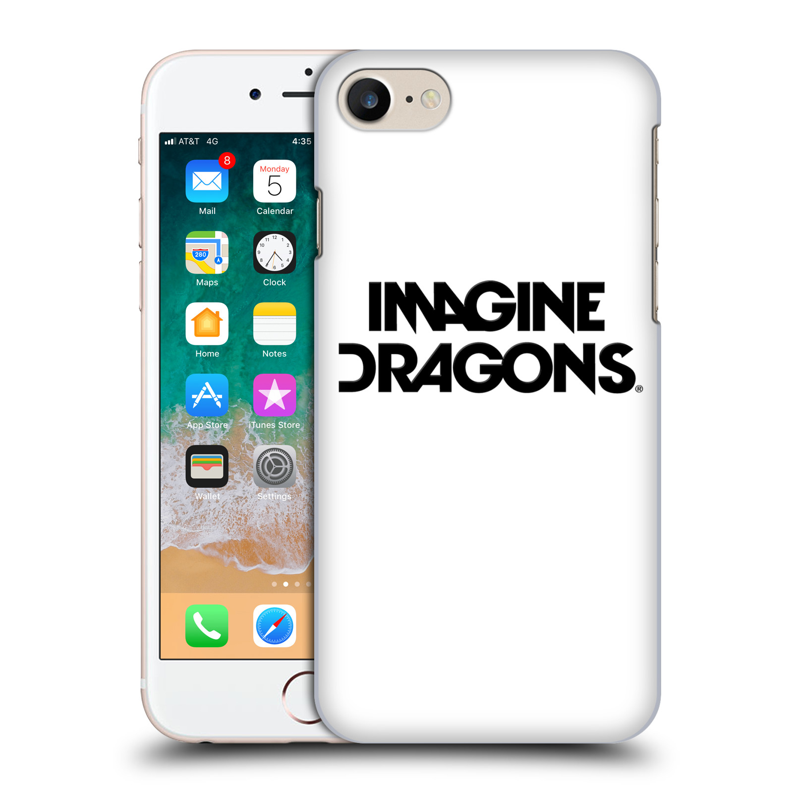 Zadní obal pro mobil Apple Iphone 7/8/SE2020 - HEAD CASE - Hudební skupina Imagine Dragons - Logo